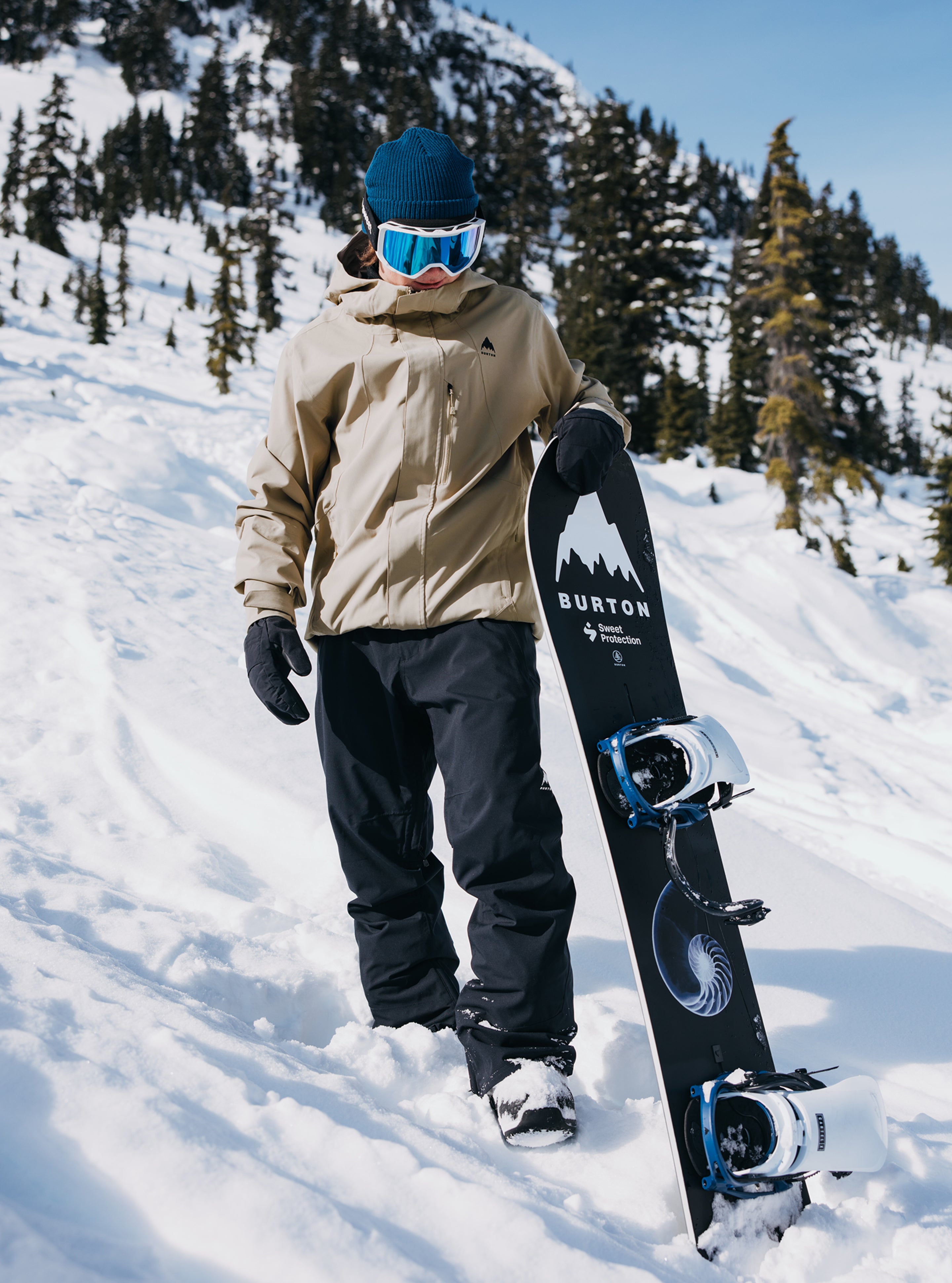 Burton Reserve 2L Stretch skalljakke True Black vanntett 20k