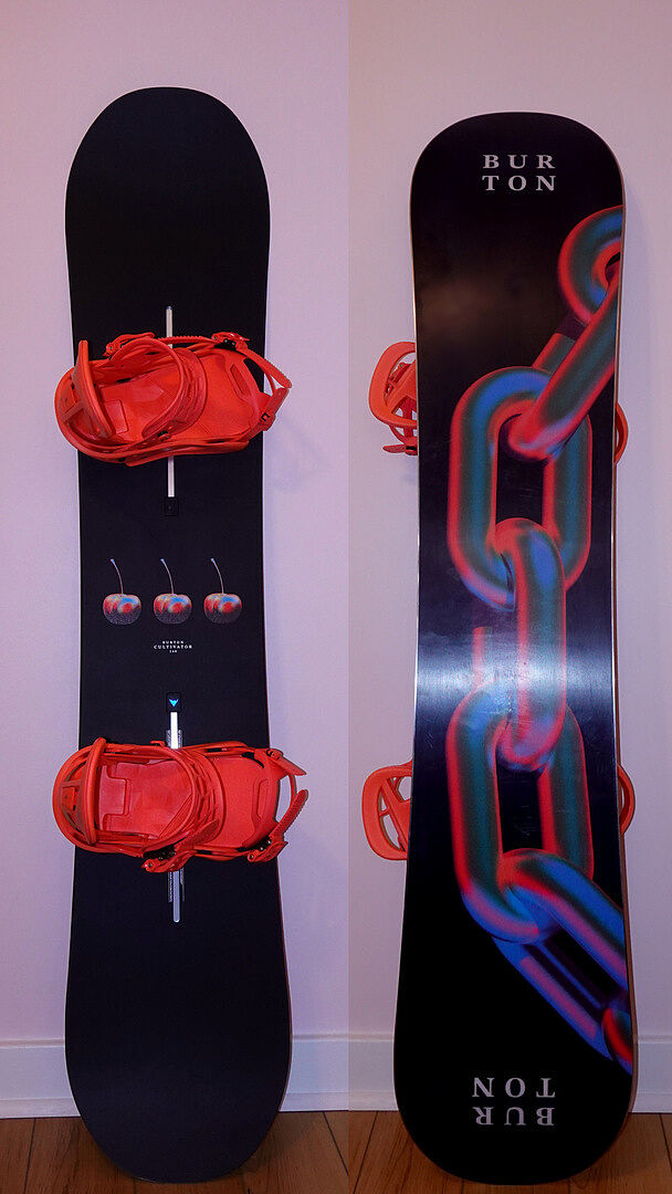 Burton Cultivator Flat Top snowboard 155 twin