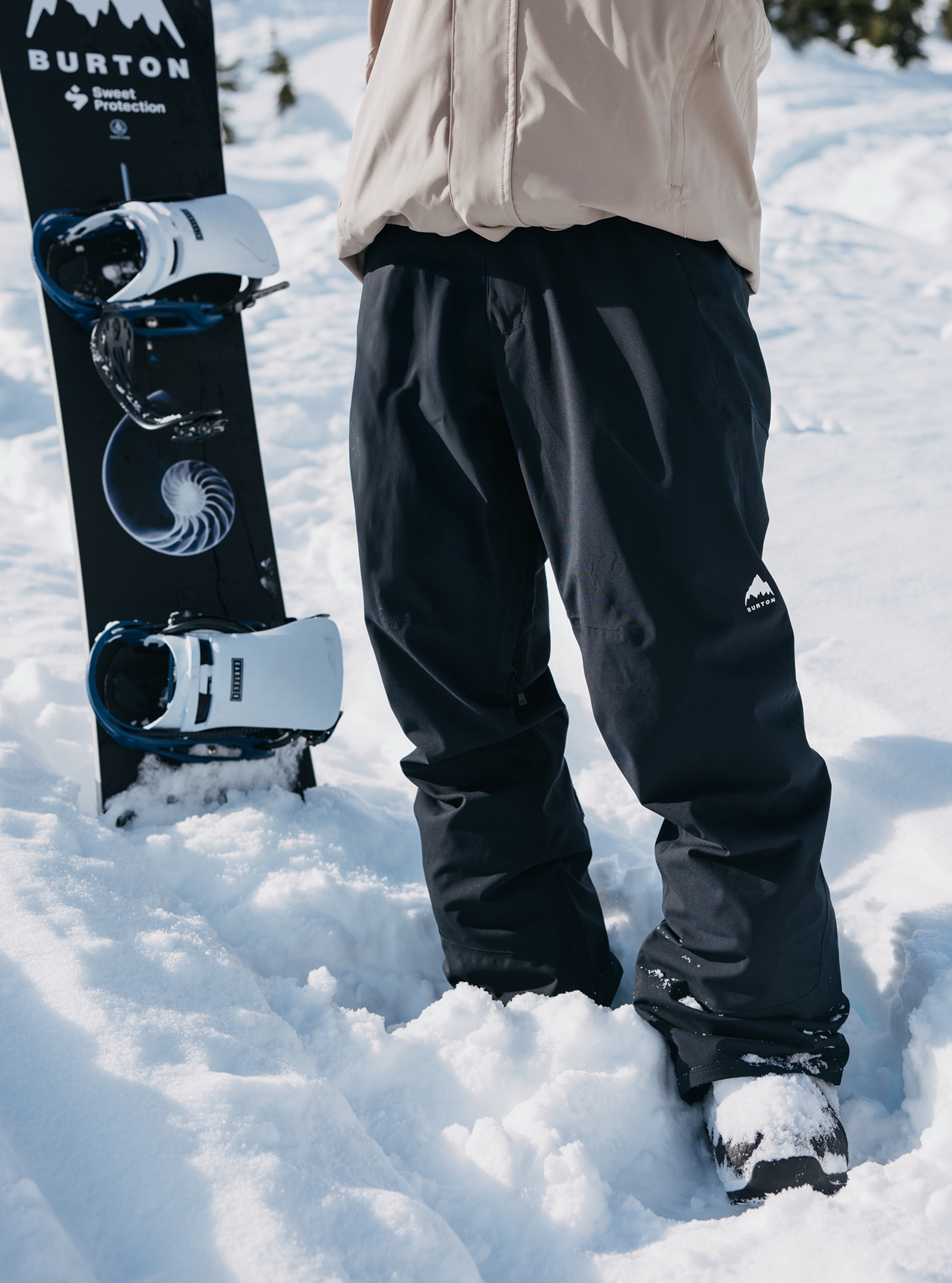 Burton Reserve 2L Stretch skallbukse herre True Black vanntett