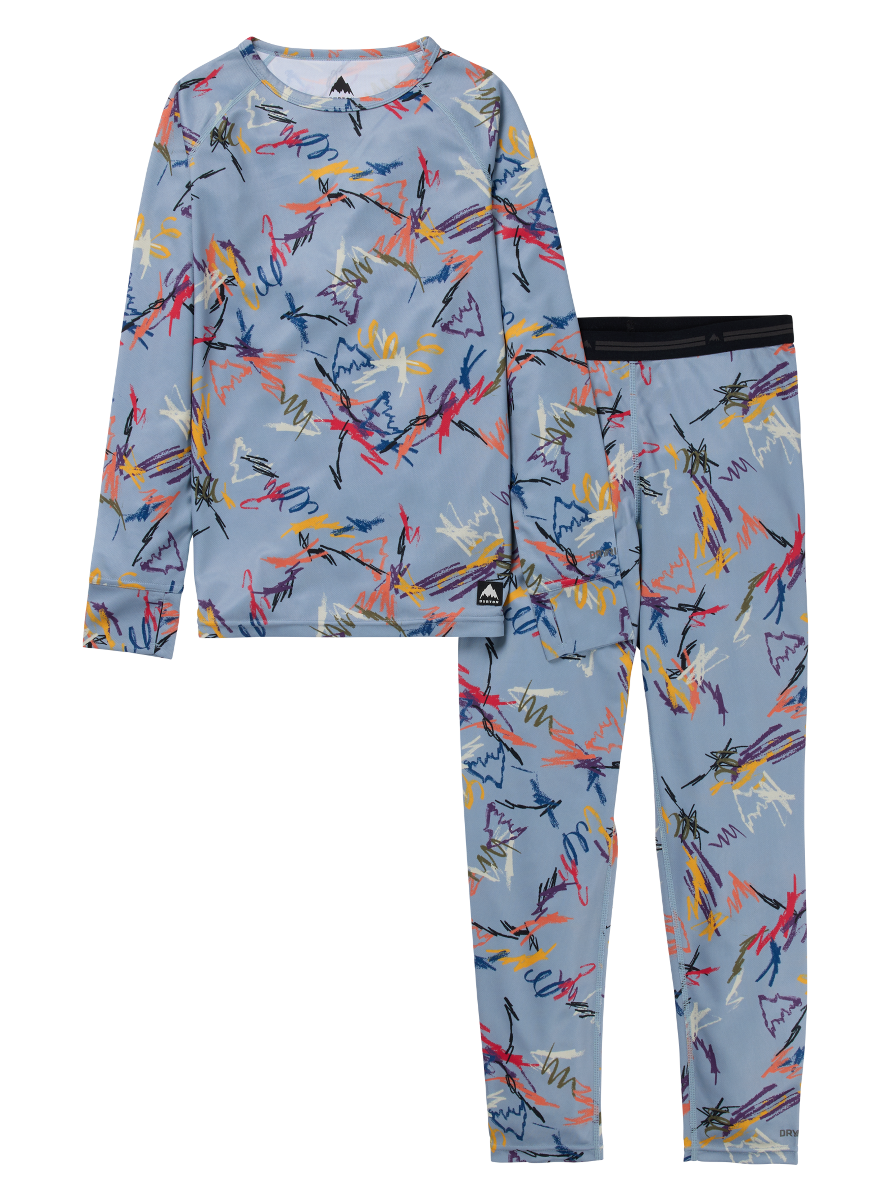 Burton Lightweight baselag sett barn Crumple Dye stretch