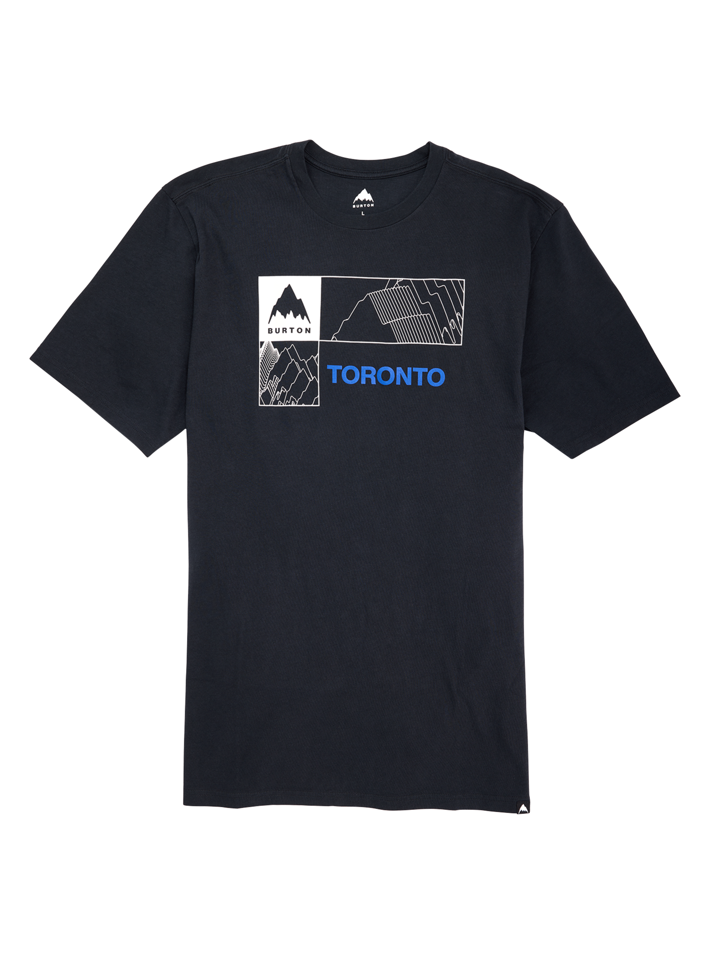 Burton Local t-skjorte Burlington True Black bomull