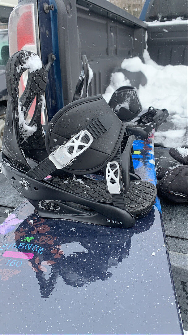 Burton Citizen snowboardbinding dame Chinchilla Gray myk