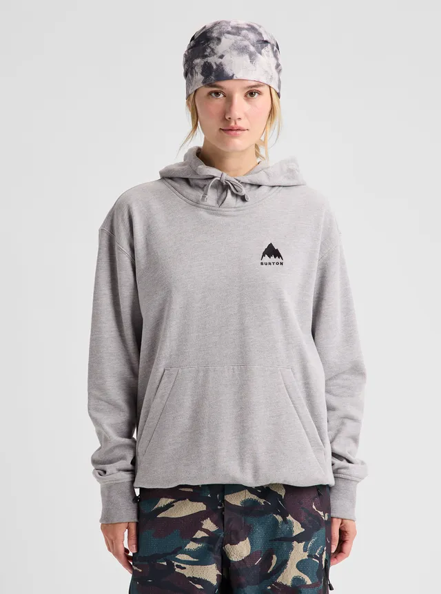 Burton Mountain Pullover hettegenser Spiced Chai økologisk bomull