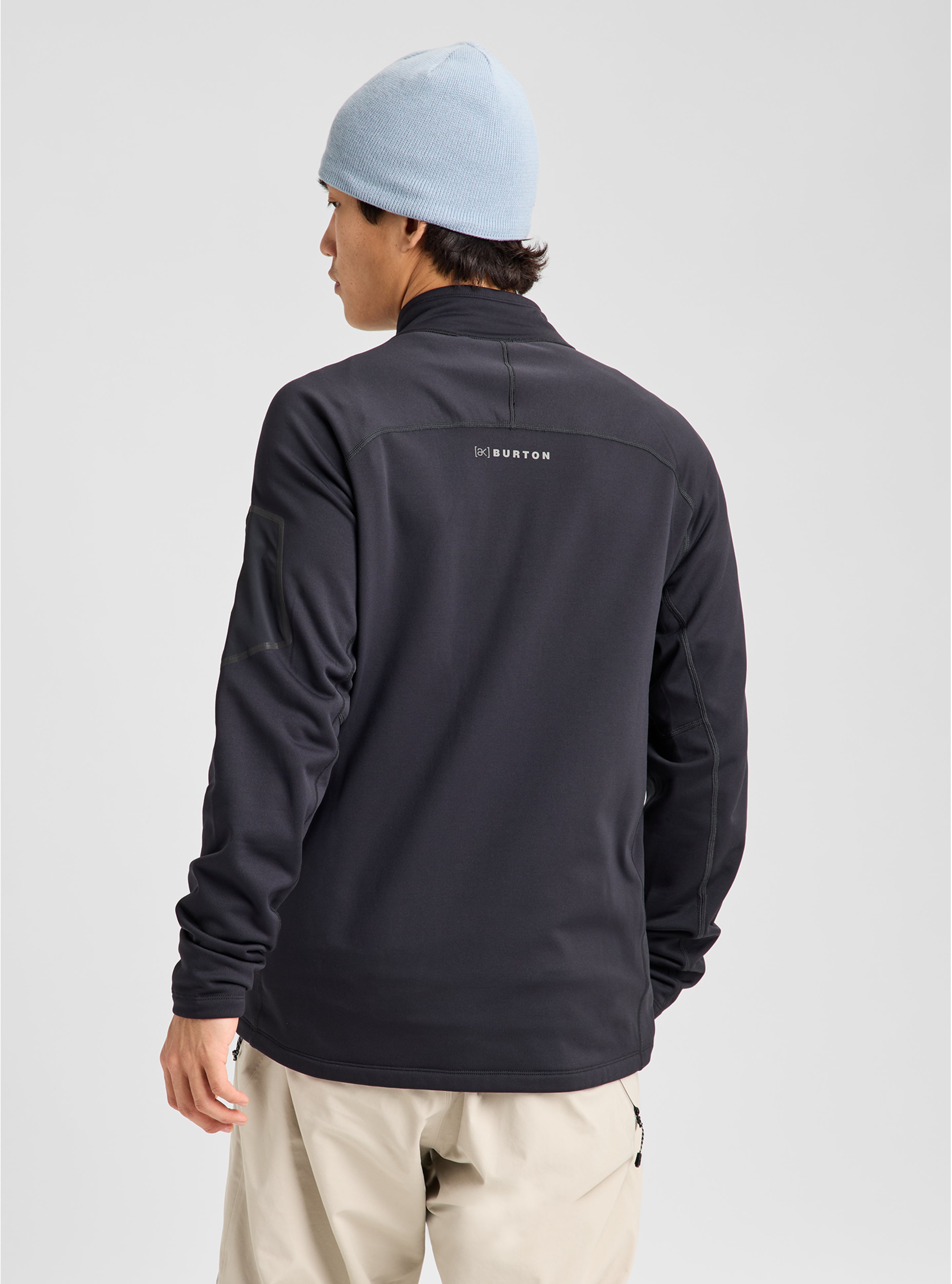 Burton [ak] Baker Stretch Fleecejakke svart herre