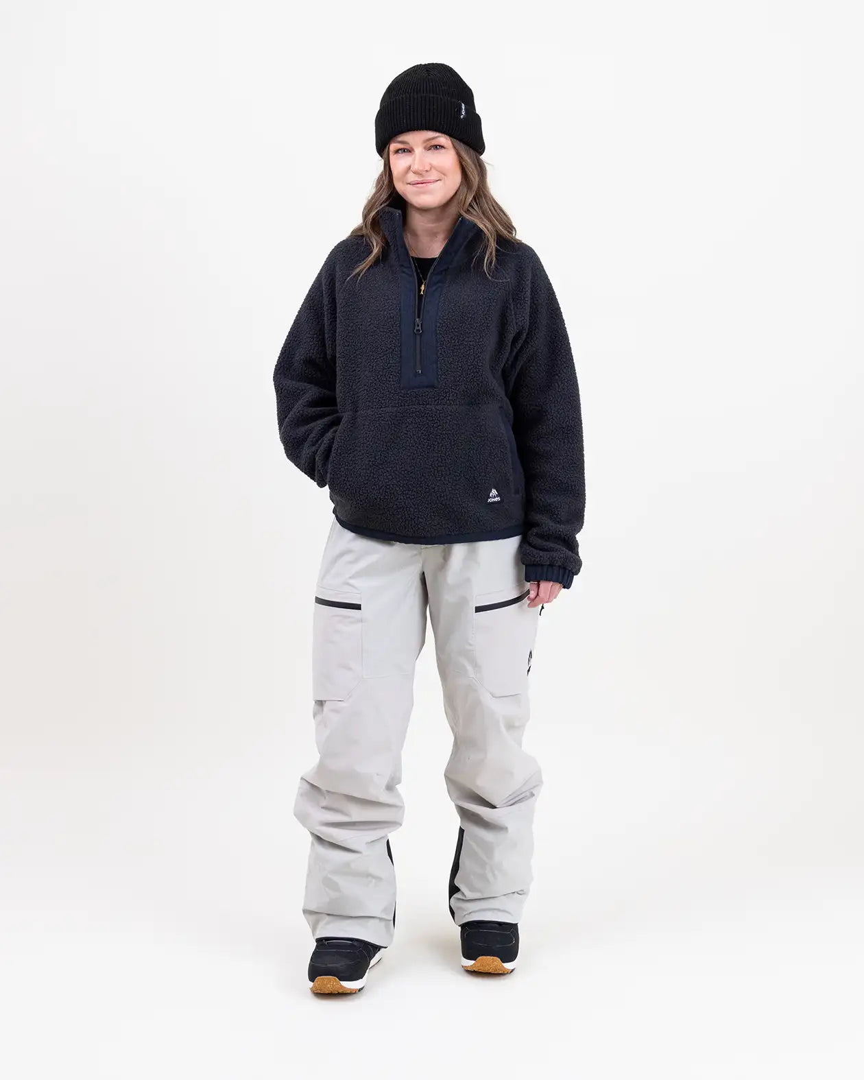 Jones Campfire Recycled Sherpa Fleece Pullover fleecegenser dame resirkulert