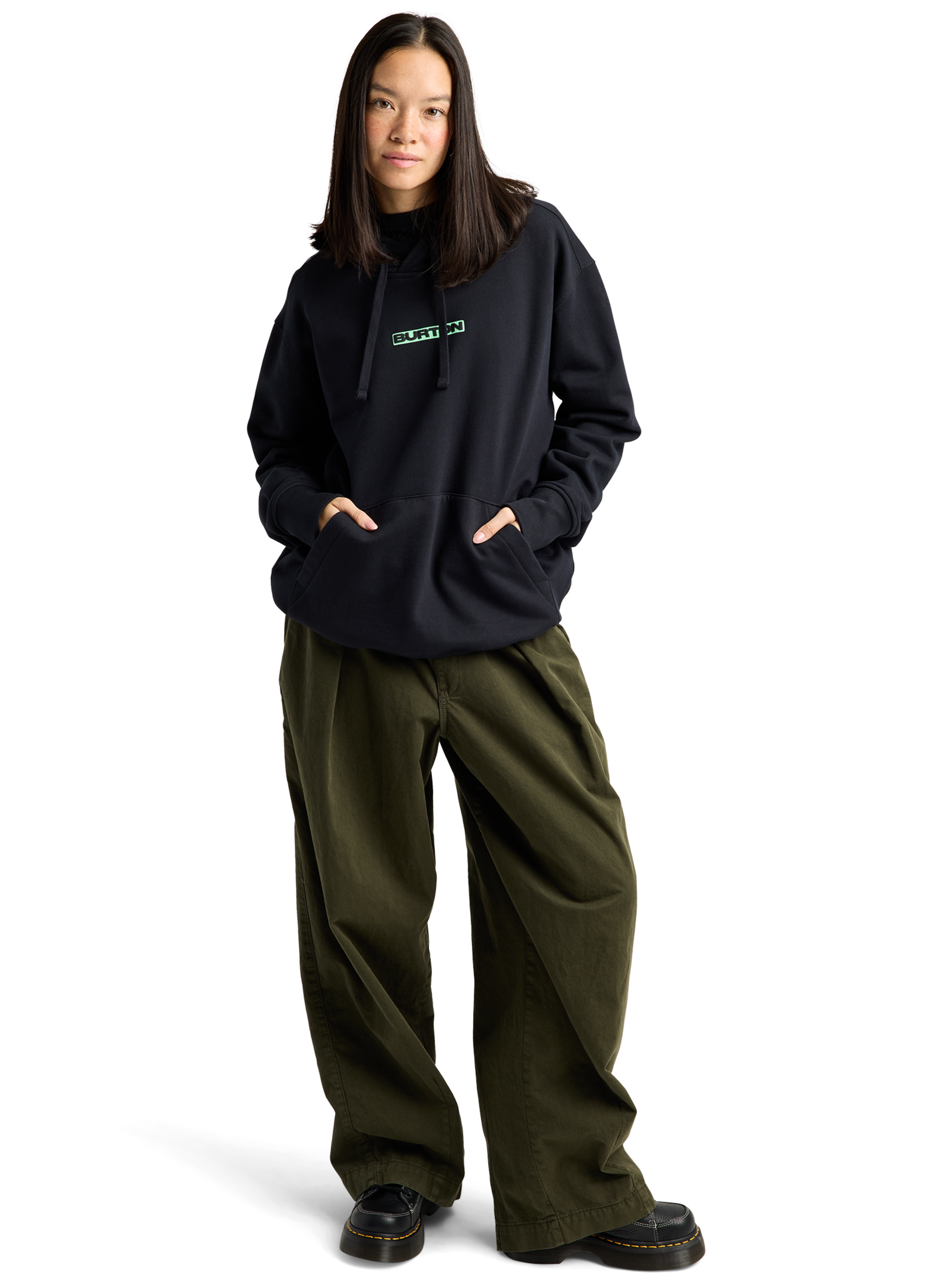 Burton From Burton to the World Hoodie svart