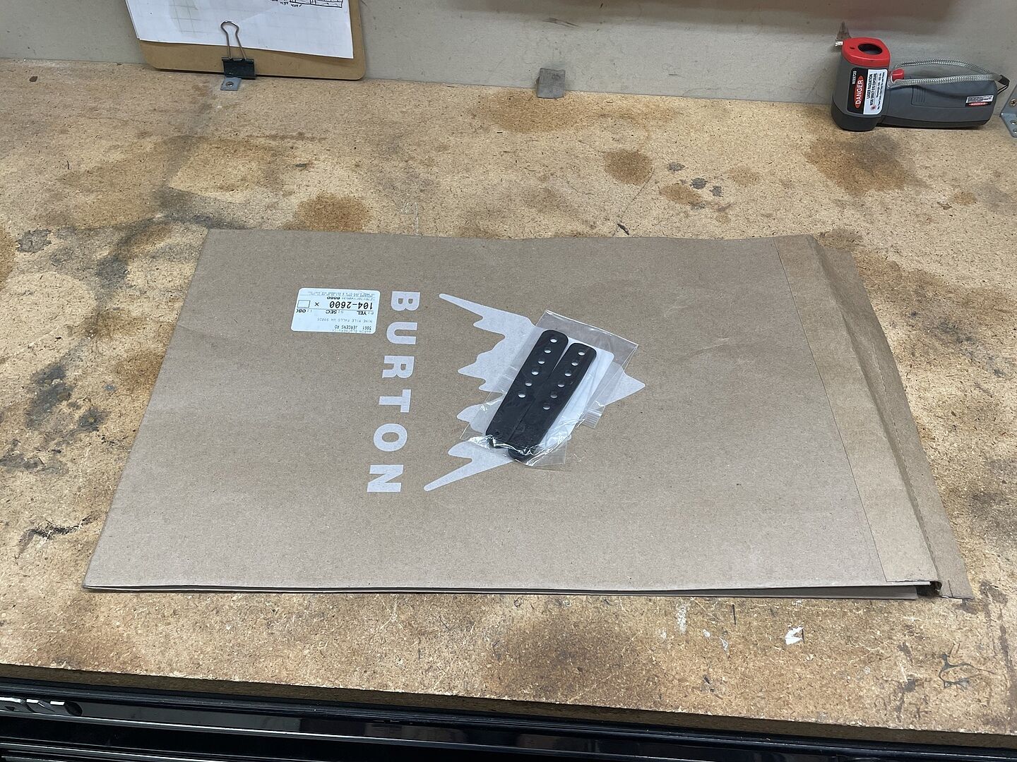 Burton Toe Slider SF PR bindingsdel svart tåstropp