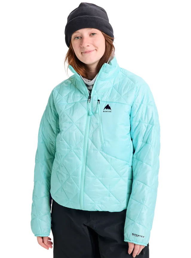 Burton Reserve syntet boblejakke dame lys teal