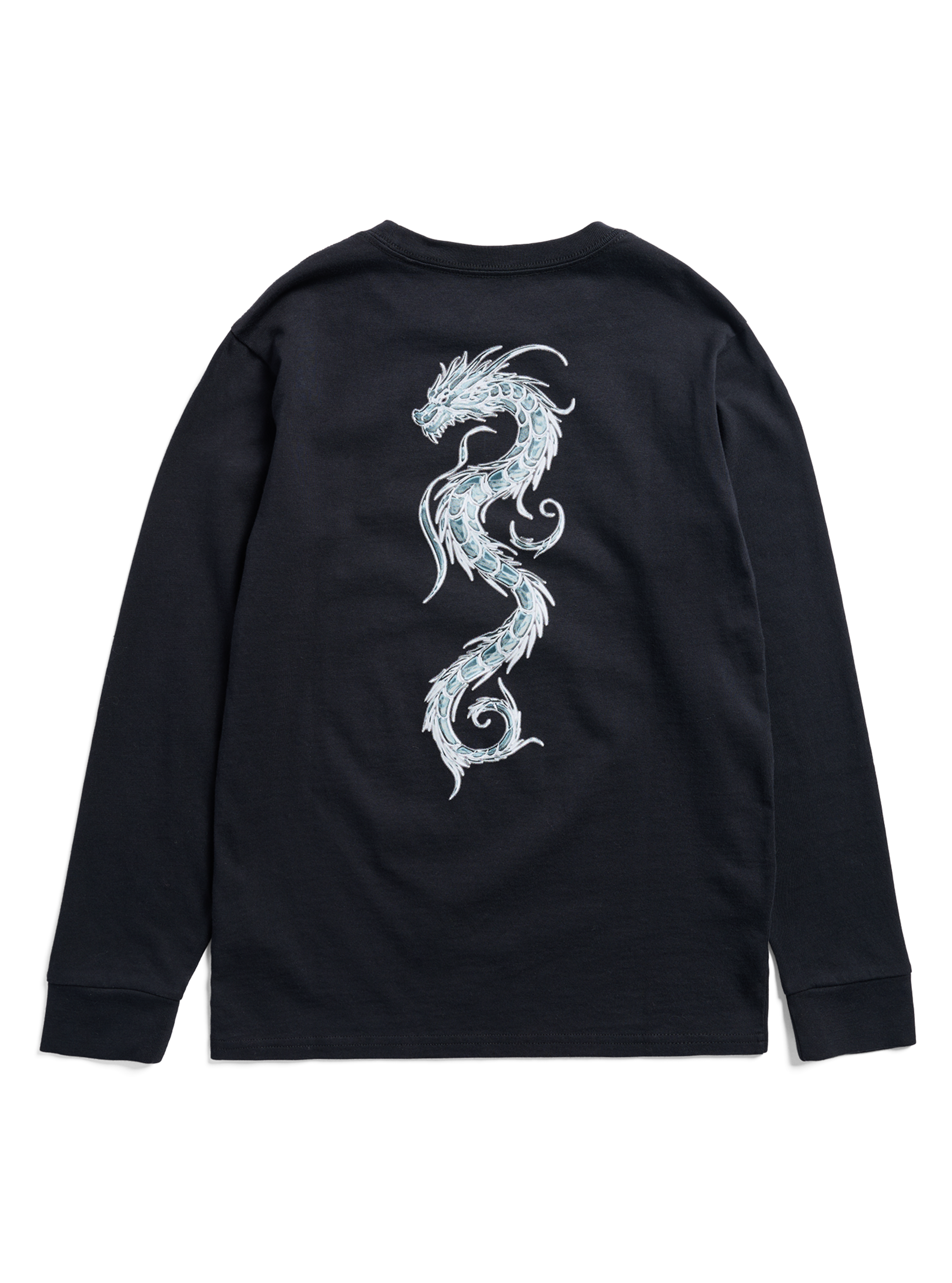 Burton Blossom 27 Long Sleeve t-skjorte barn True Black økologisk