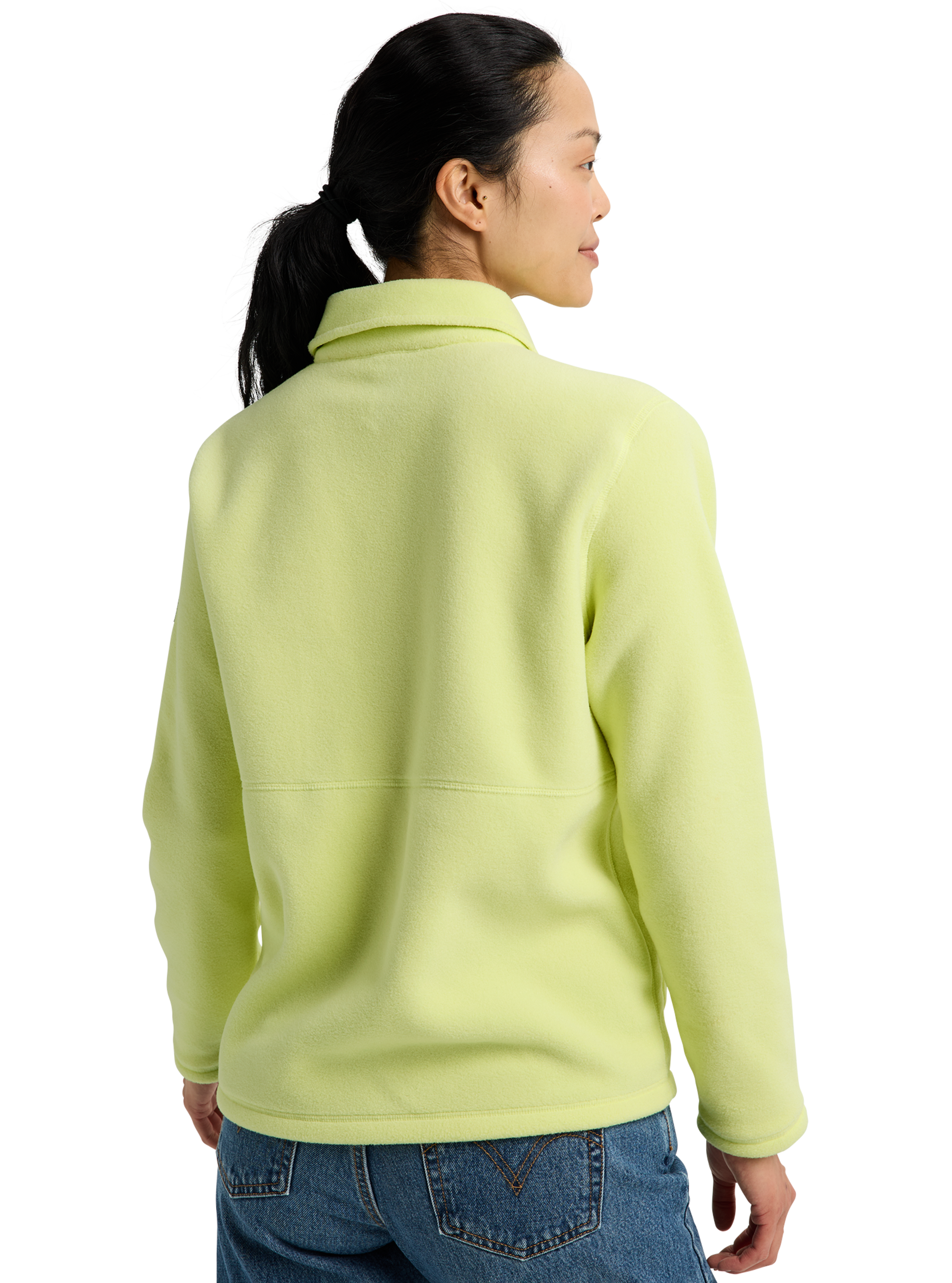 Burton Cinder Fleece snapskjorte dame graffiti camo varm