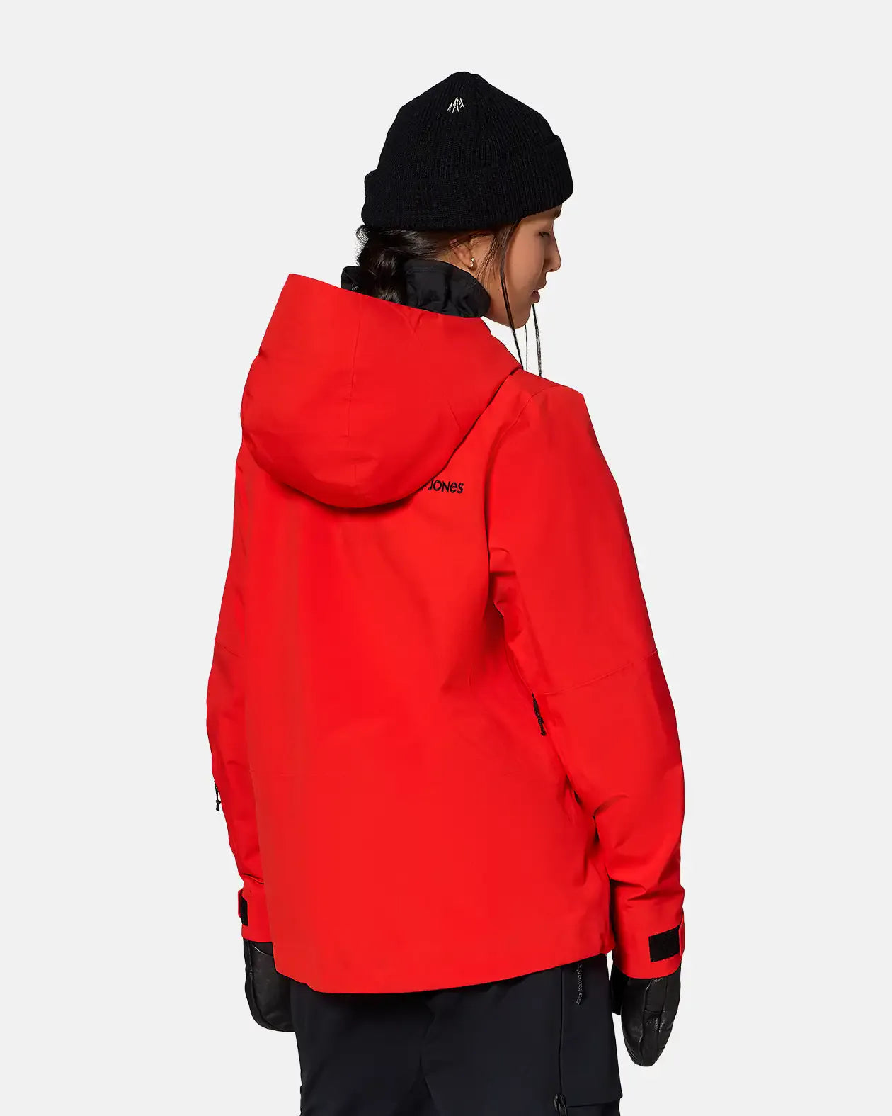 Jones Further 3L Stretch jakke dame Lava Red vanntett