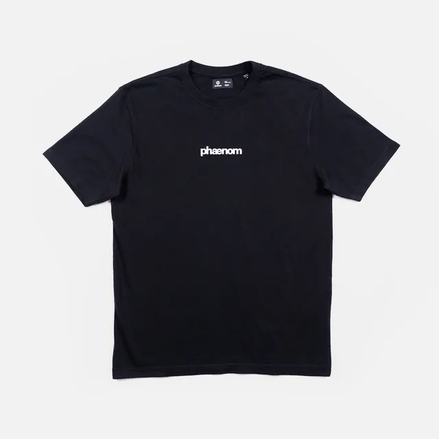 Phaenom Tee 01 t-skjorte M svart økologisk
