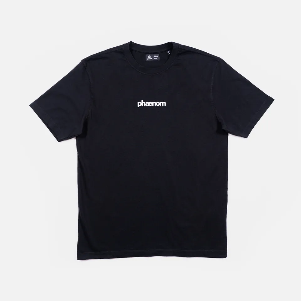 Phaenom Tee 01 t-skjorte M svart økologisk