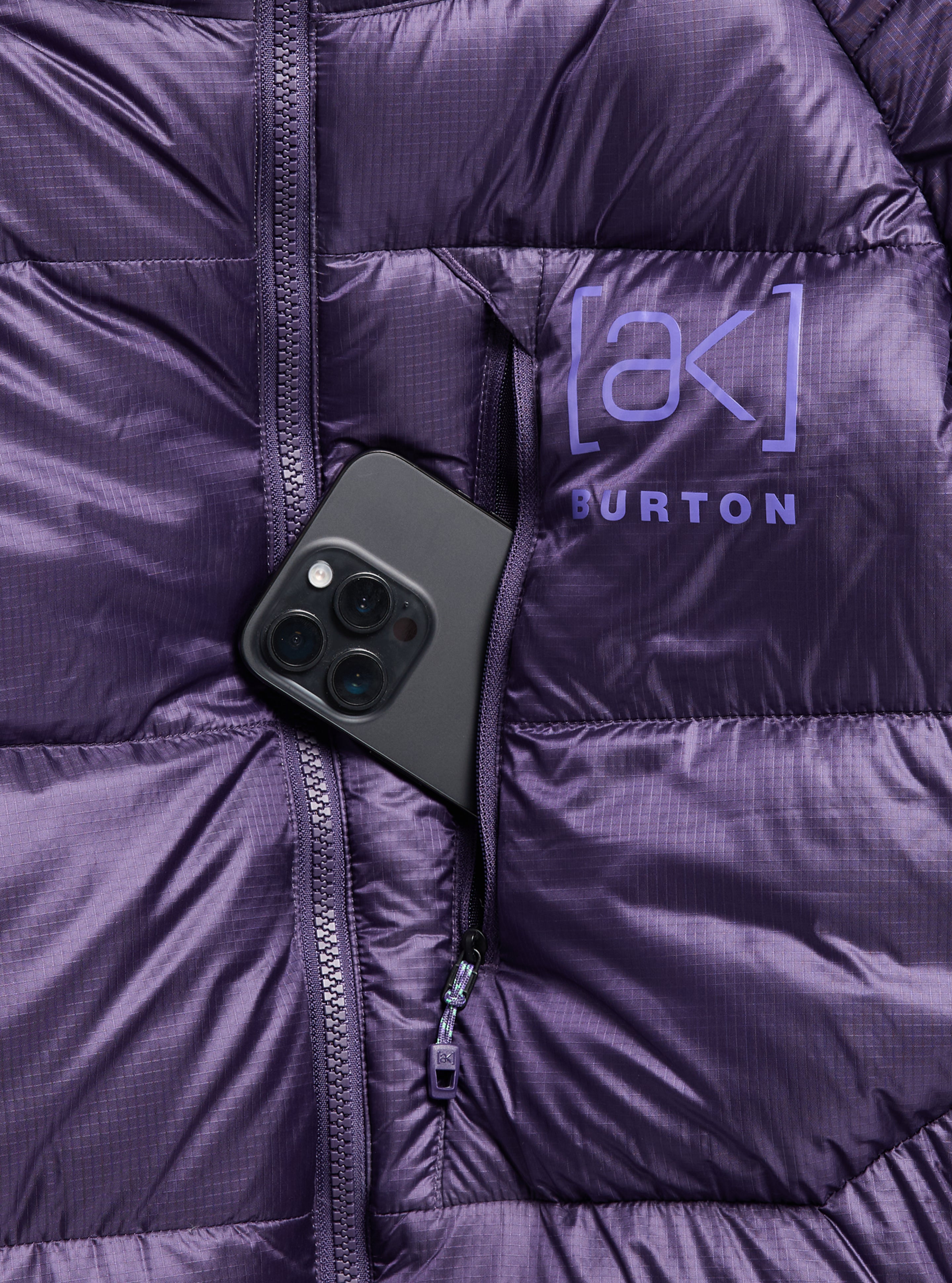 Burton [ak] Baker Expedition dunjakke True Black lett