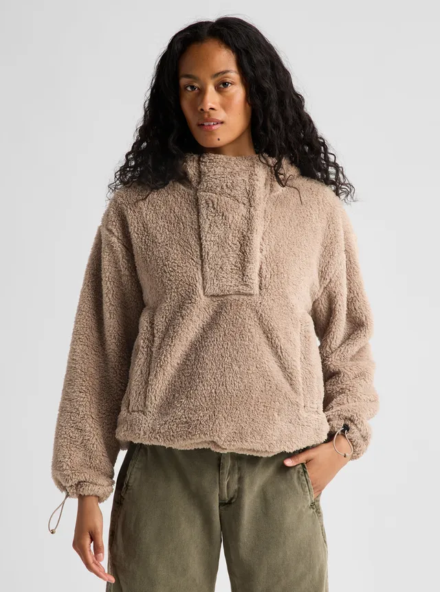 Burton Lemma fleecegenser summit taupe dame