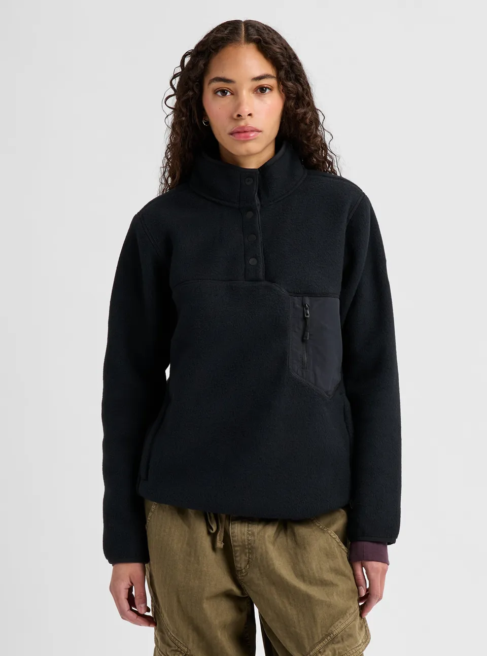 Burton Cinder fleecegenser dame spring frost M