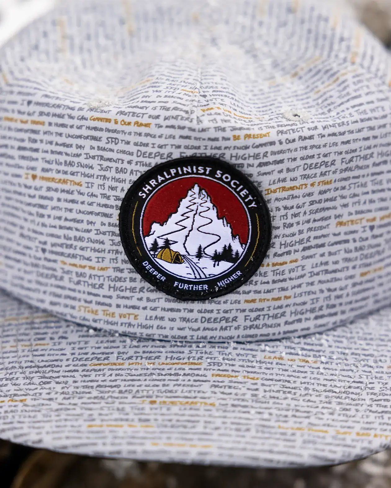Jones Snowboards Art of Shralpinism gavepakke bok og caps