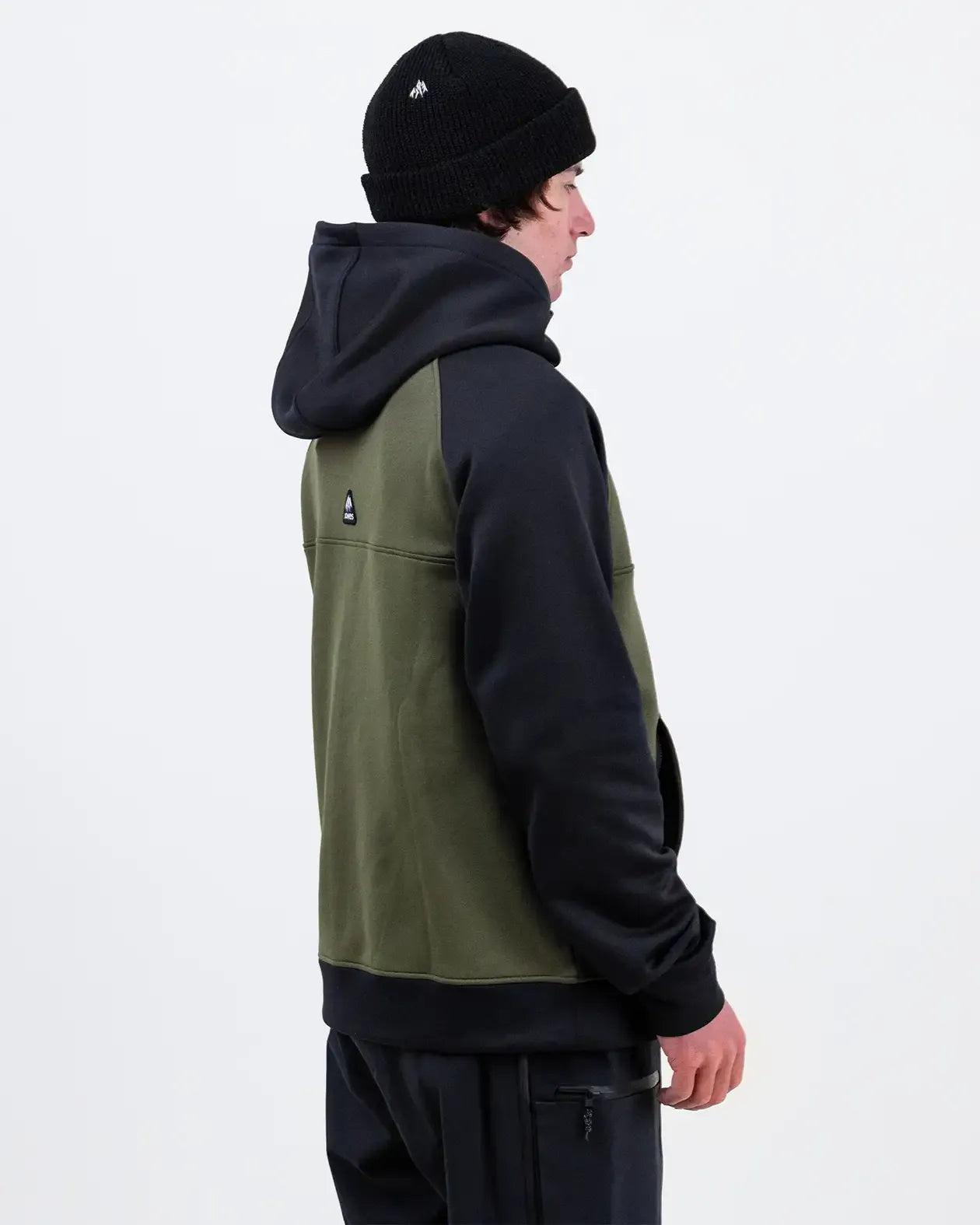 Jones Recycled Fleece Riding Hoodie fleece mørk lett