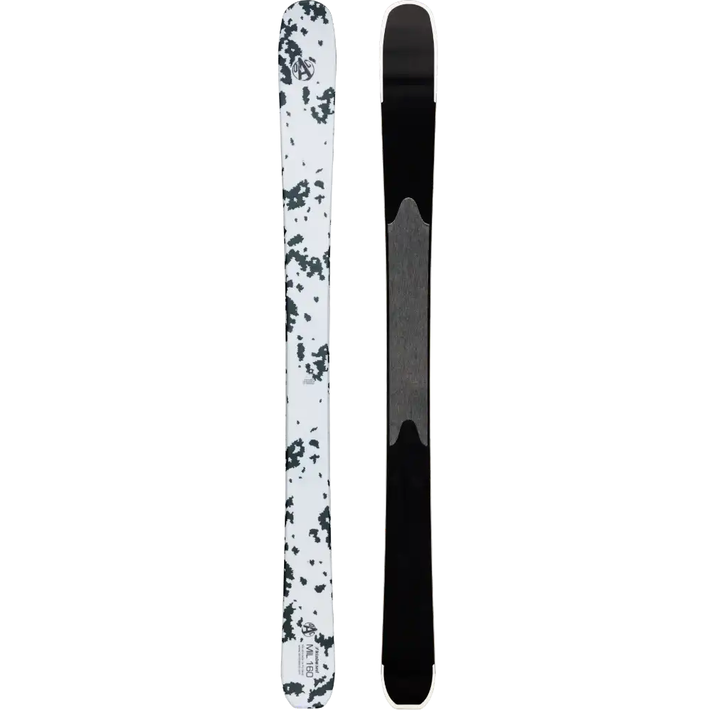 OAC MIL 160 ski 160 cm med binding stålkanter