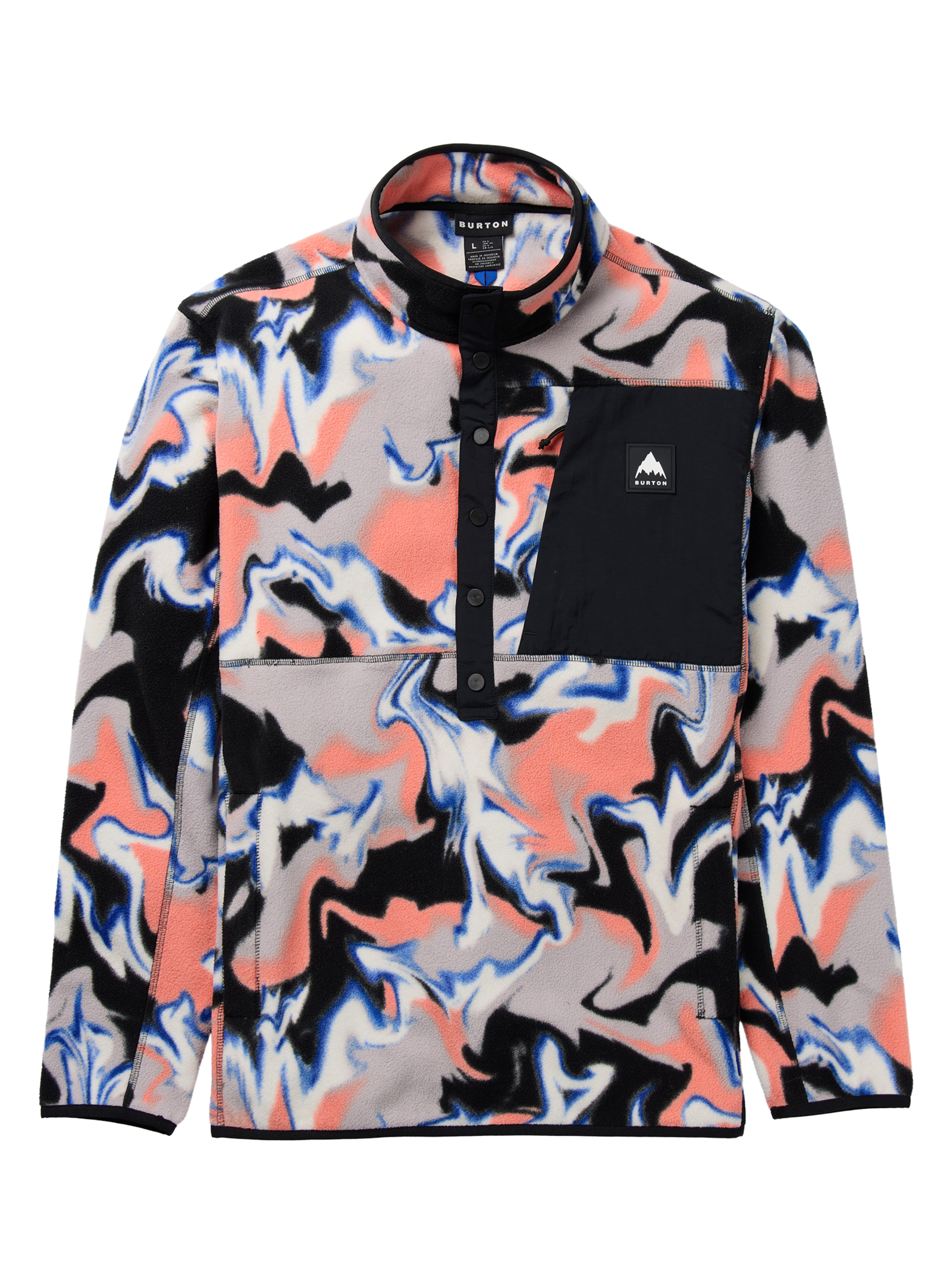 Burton Cinder Fleece Pullover fleecegenser Jake Blue herre