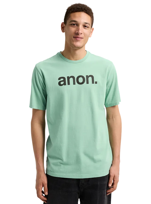 Burton Anon t-skjorte herre True Black økologisk