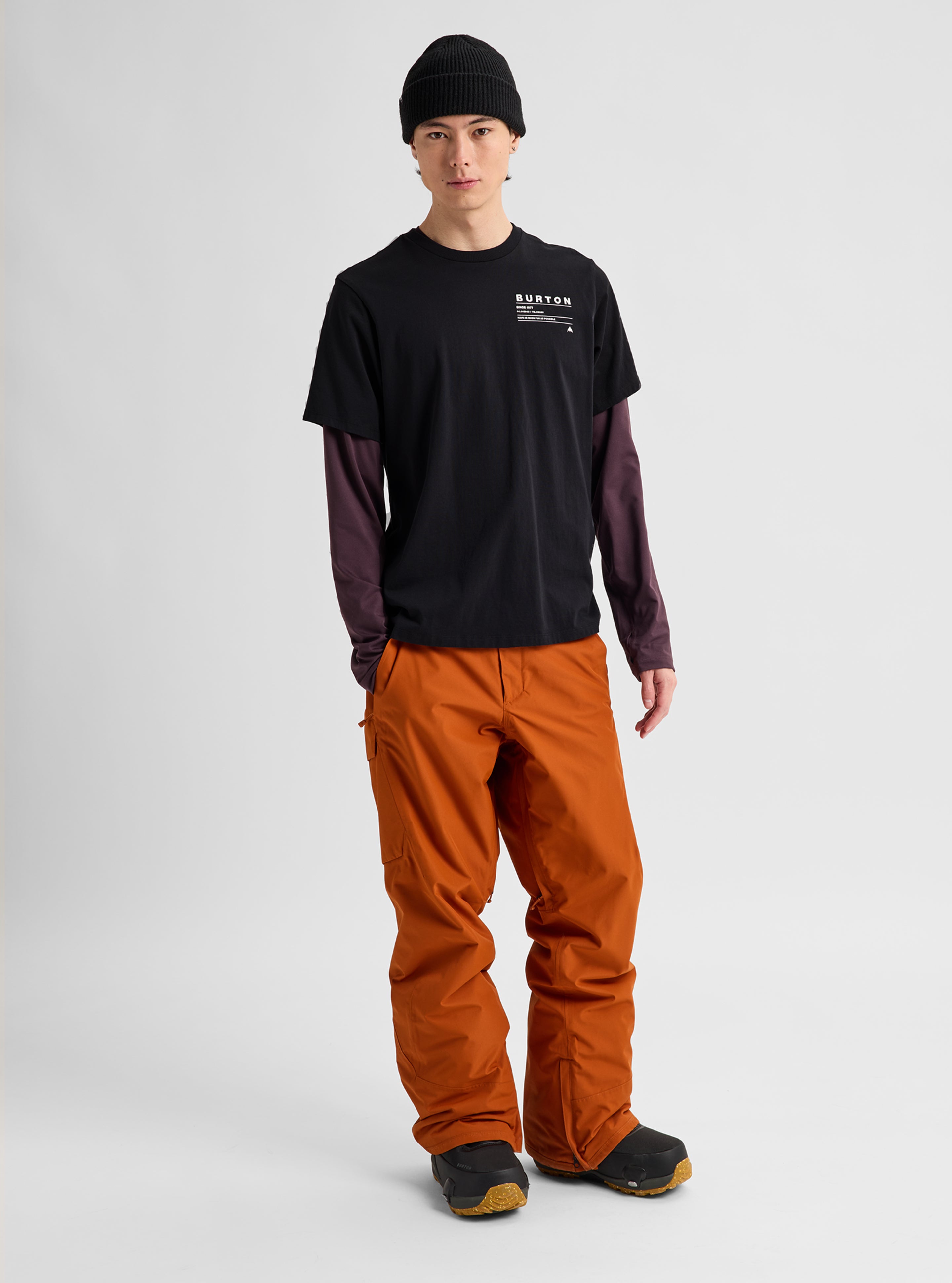 Burton Moretown t-skjorte True Black bomull