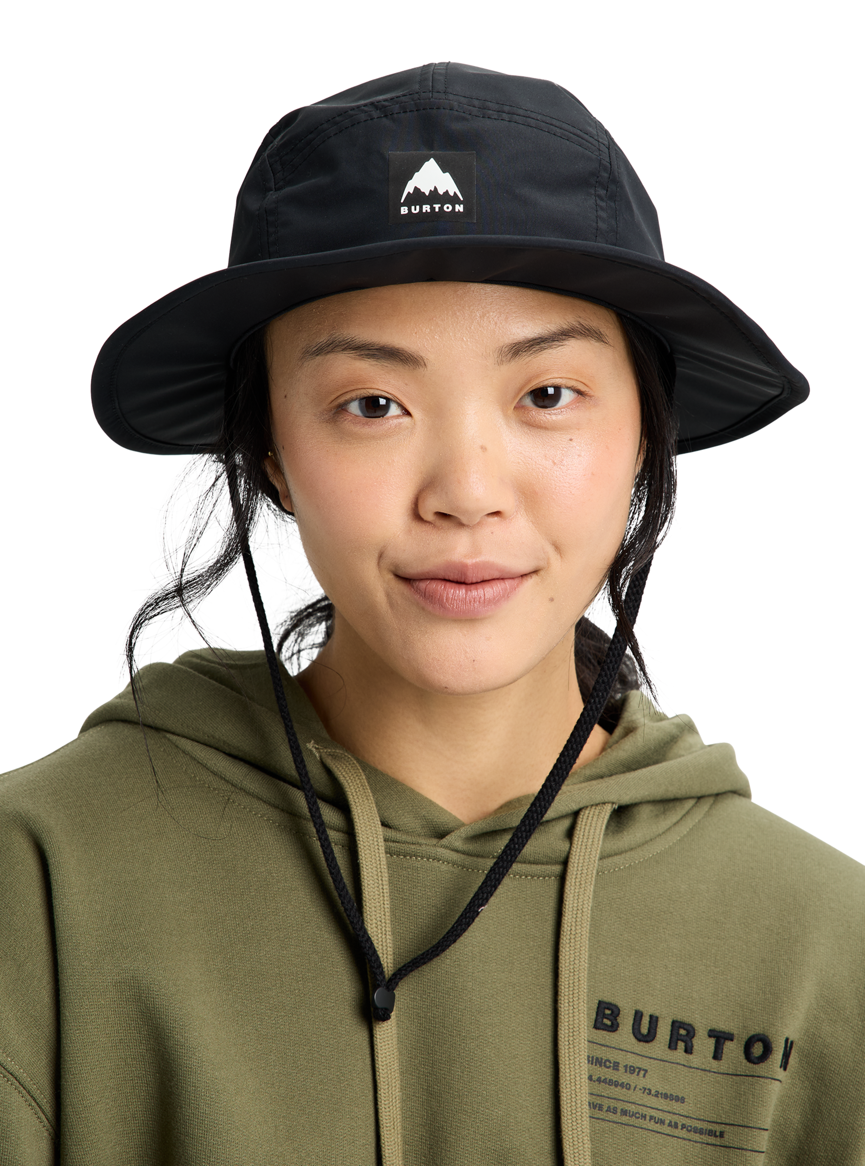 Burton Greyson Boonie solhatt True Black lett