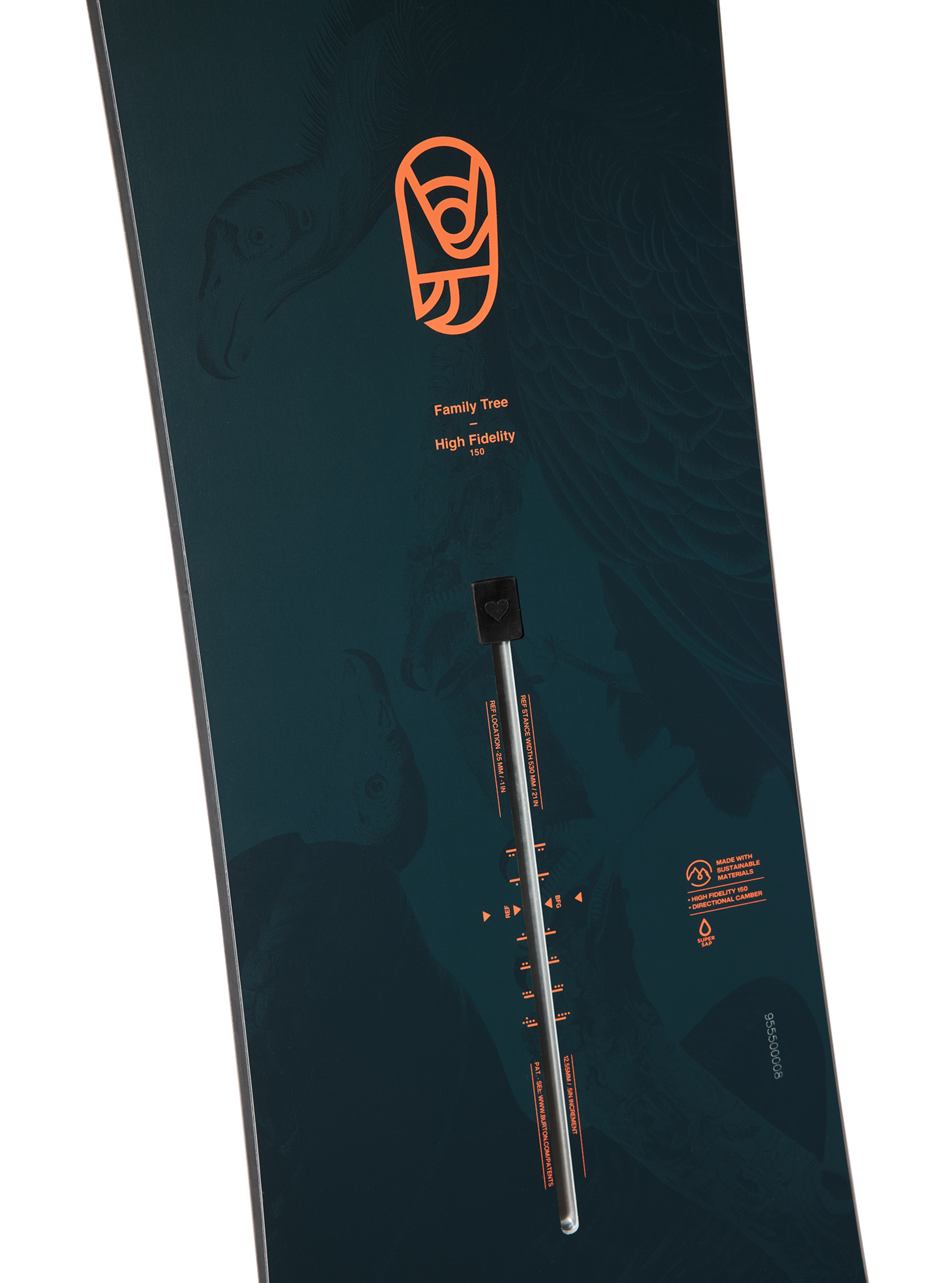 Burton Family Tree High Fidelity Camber snowboard Graphic pudder