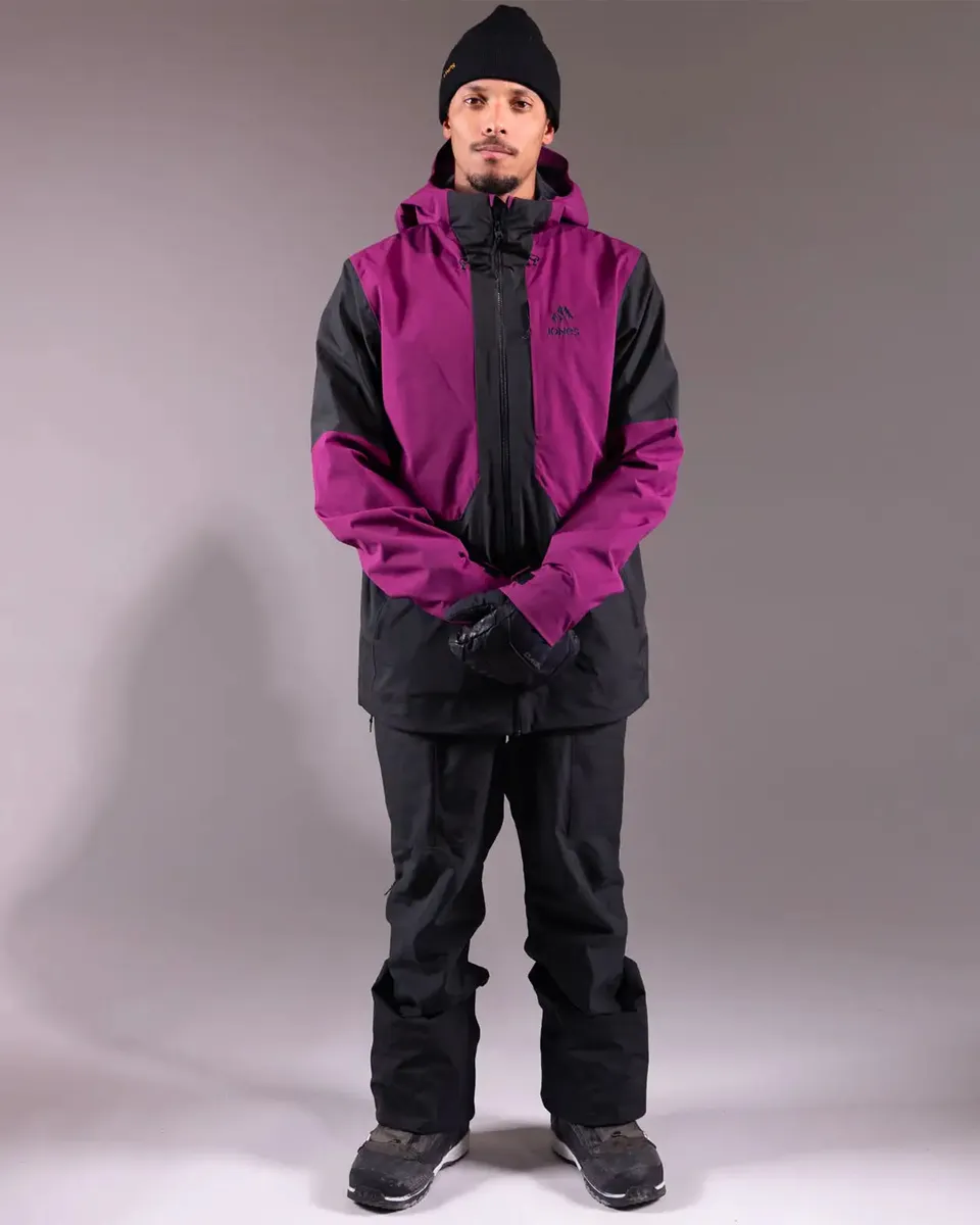 Jones MTN Surf Recycled Shell jakke deep purple herre 20K