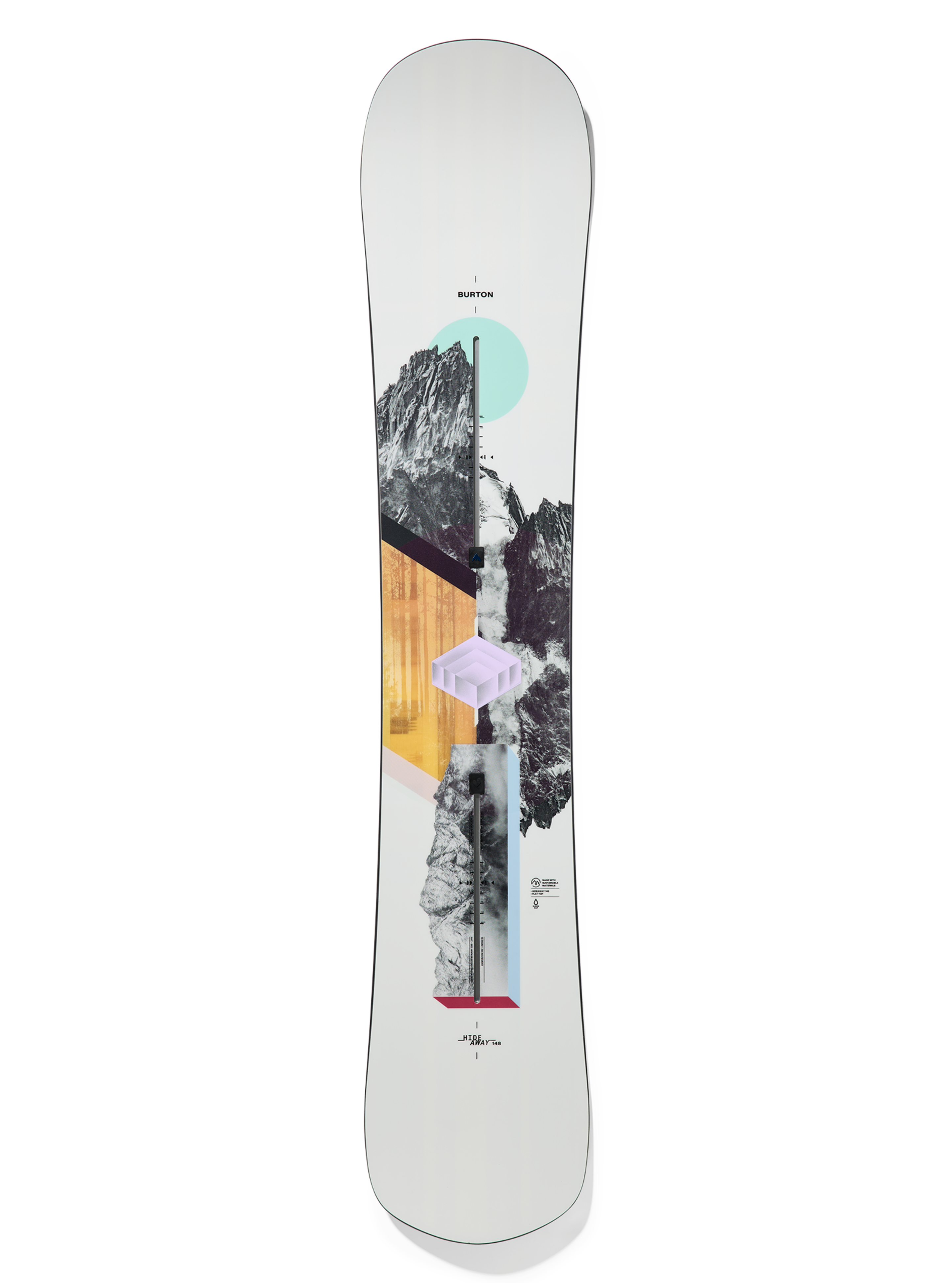 Burton Hideaway Flat Top snowboard dame graphic leken