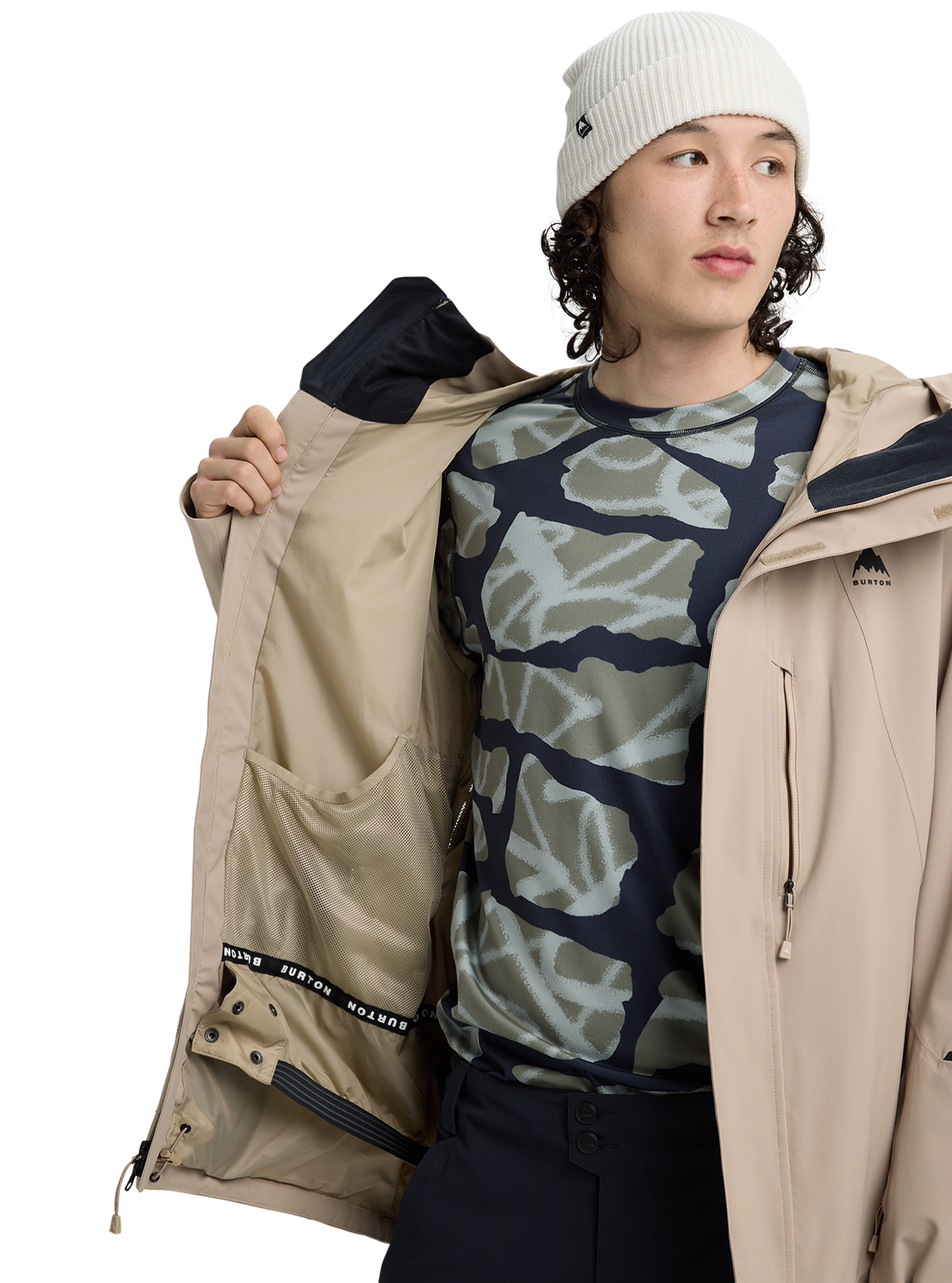 Burton Reserve 2L Stretch skalljakke True Black vanntett 20k