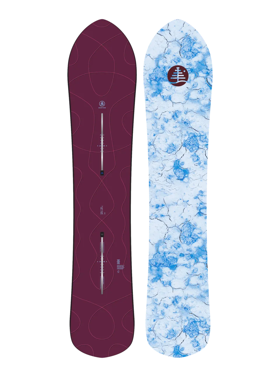 Burton Family Tree Sketch Artist Camber snøbrett 155 Wind freestyle