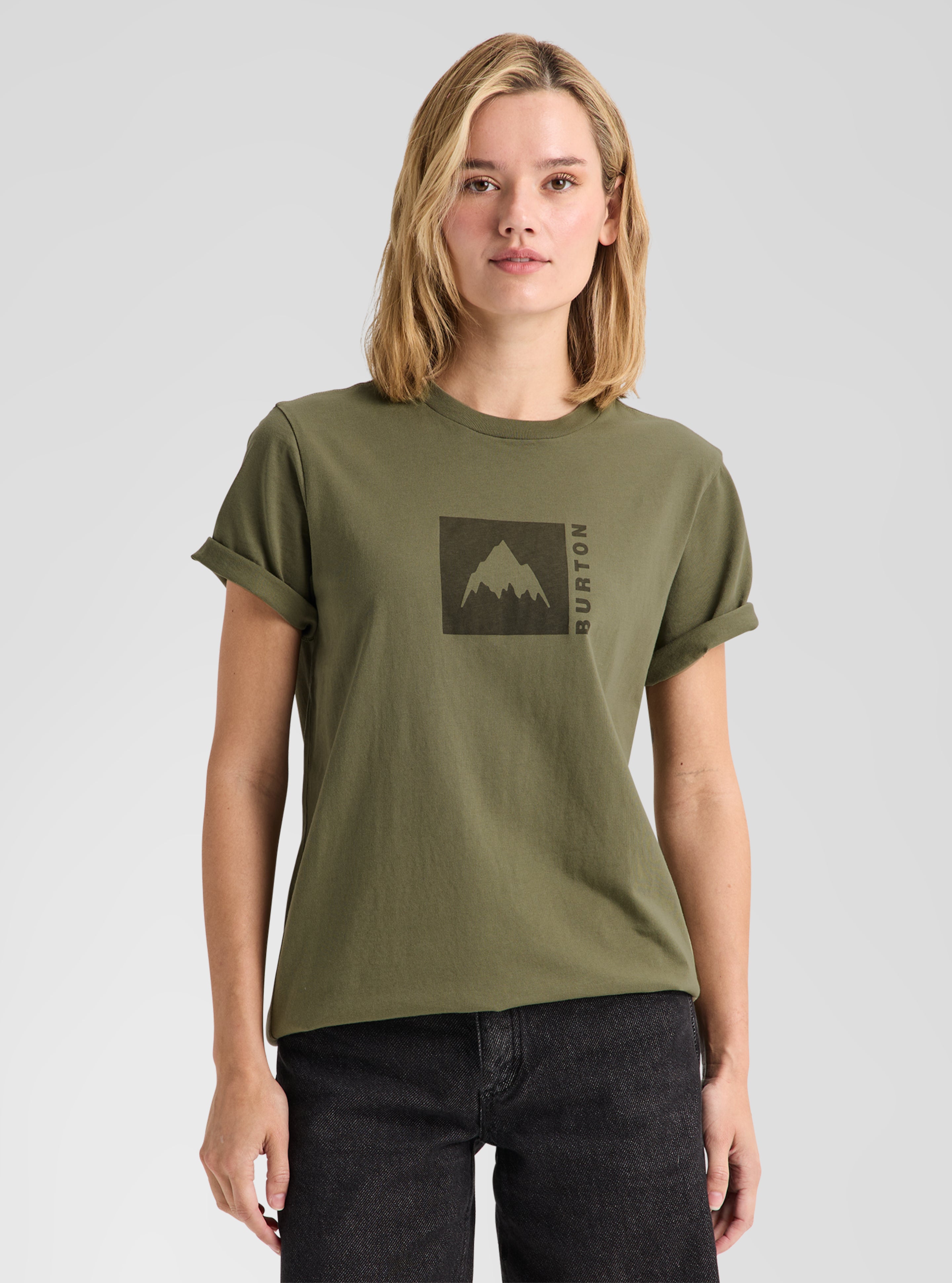 Burton Classic Mountain High t-skjorte True Black bomull