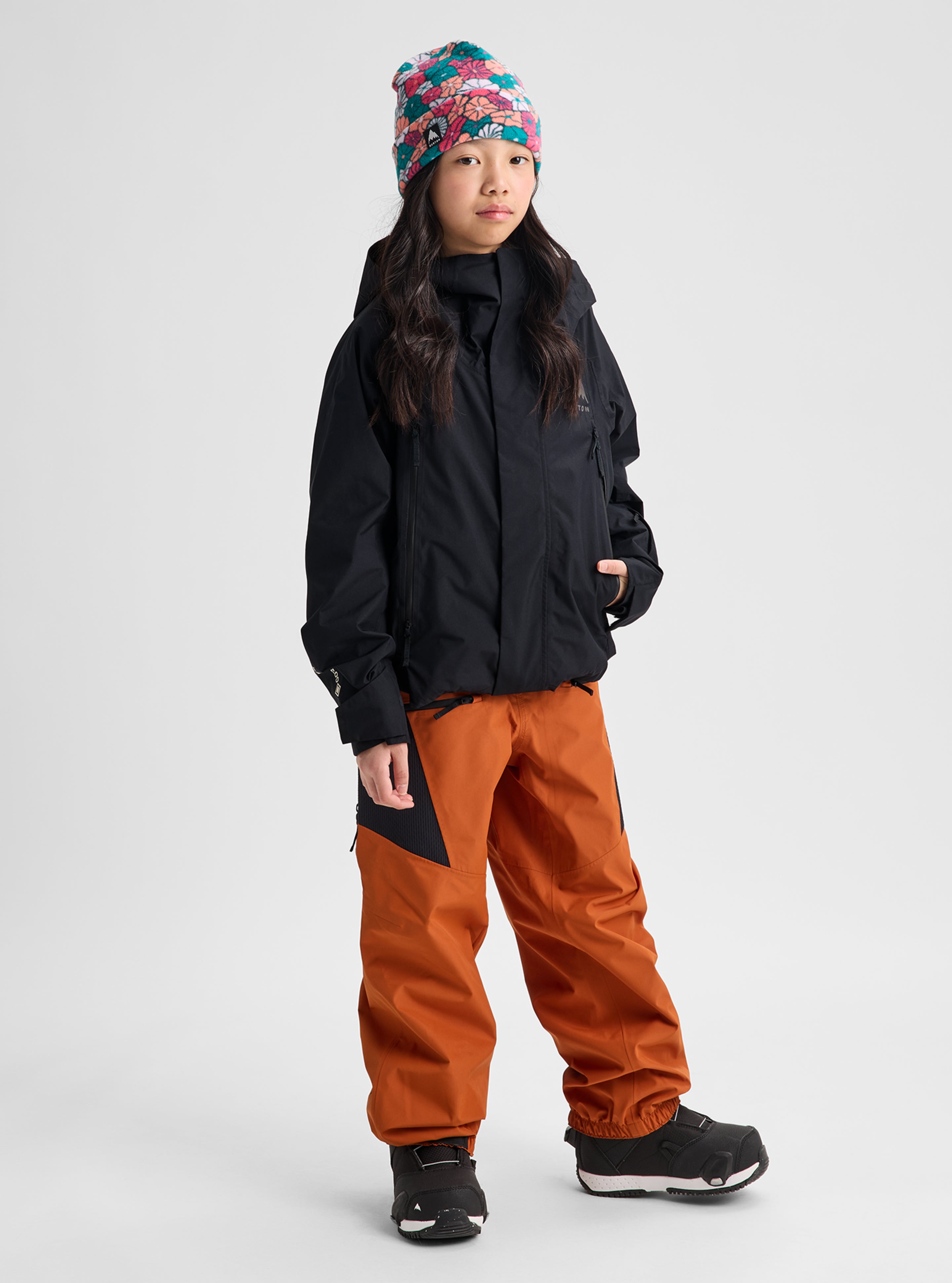 Burton GORE-TEX skalljakke barn svart vanntett