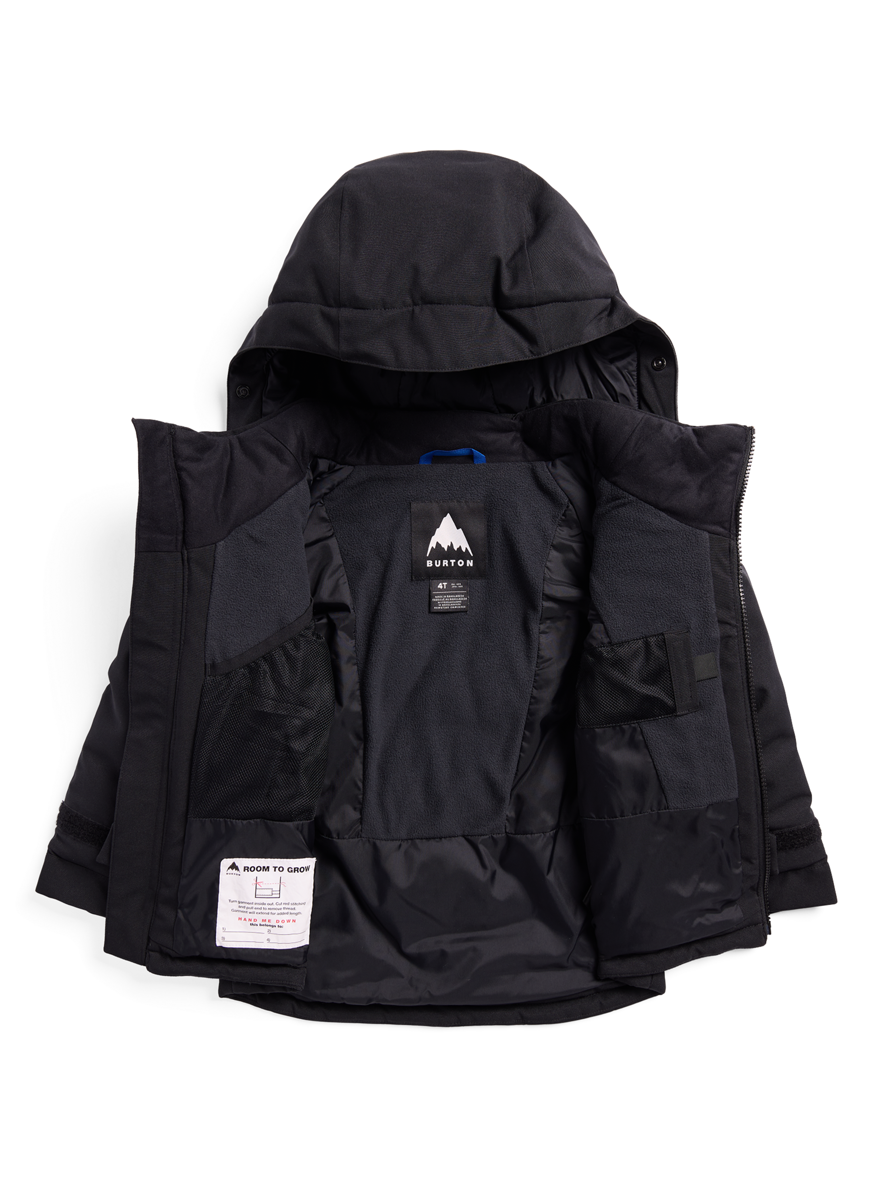 Burton Spindal 2L vinterjakke småbarn True Black 2T varm
