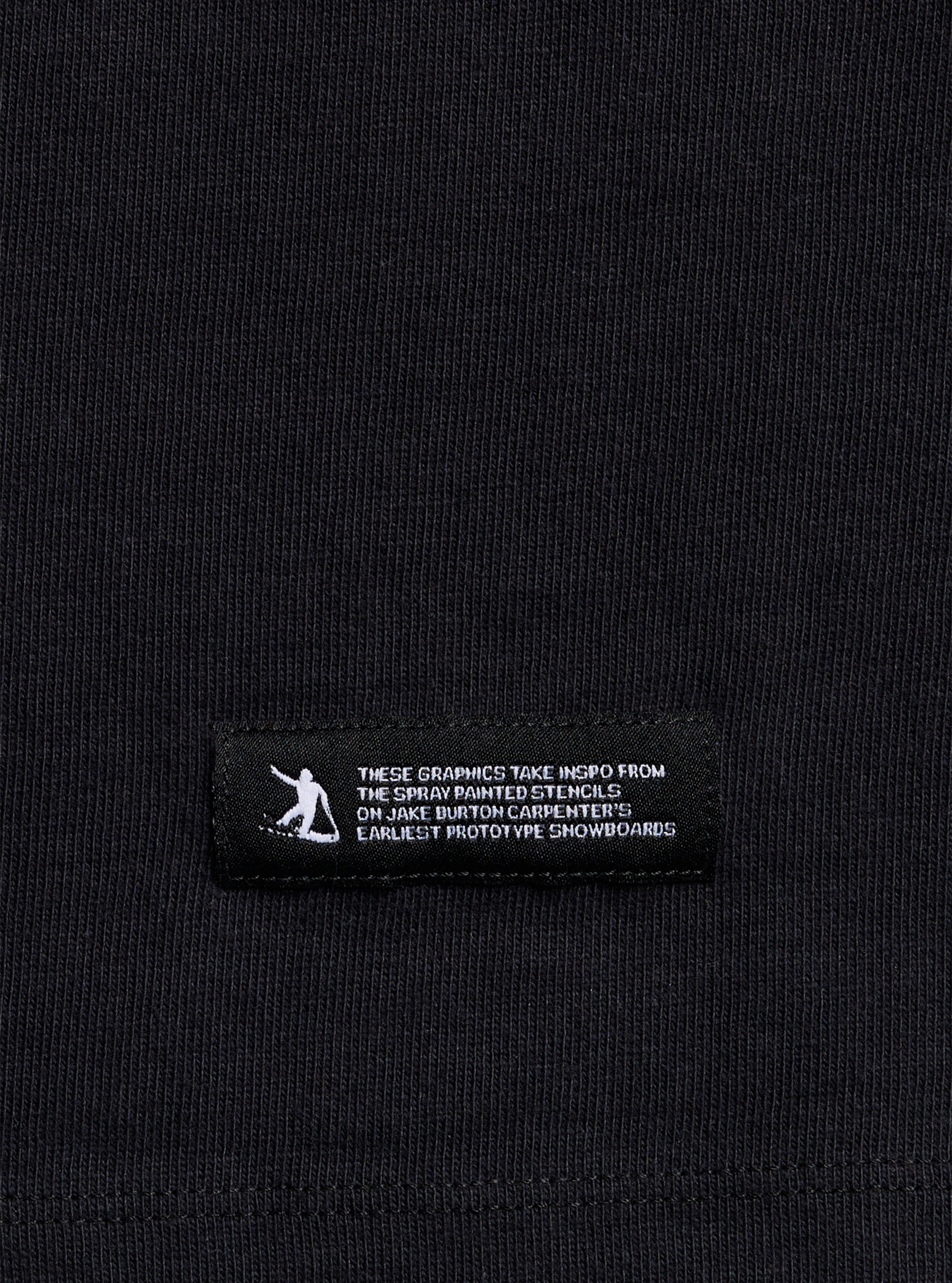 Burton Protomark langermet t-skjorte True Black økologisk bomull