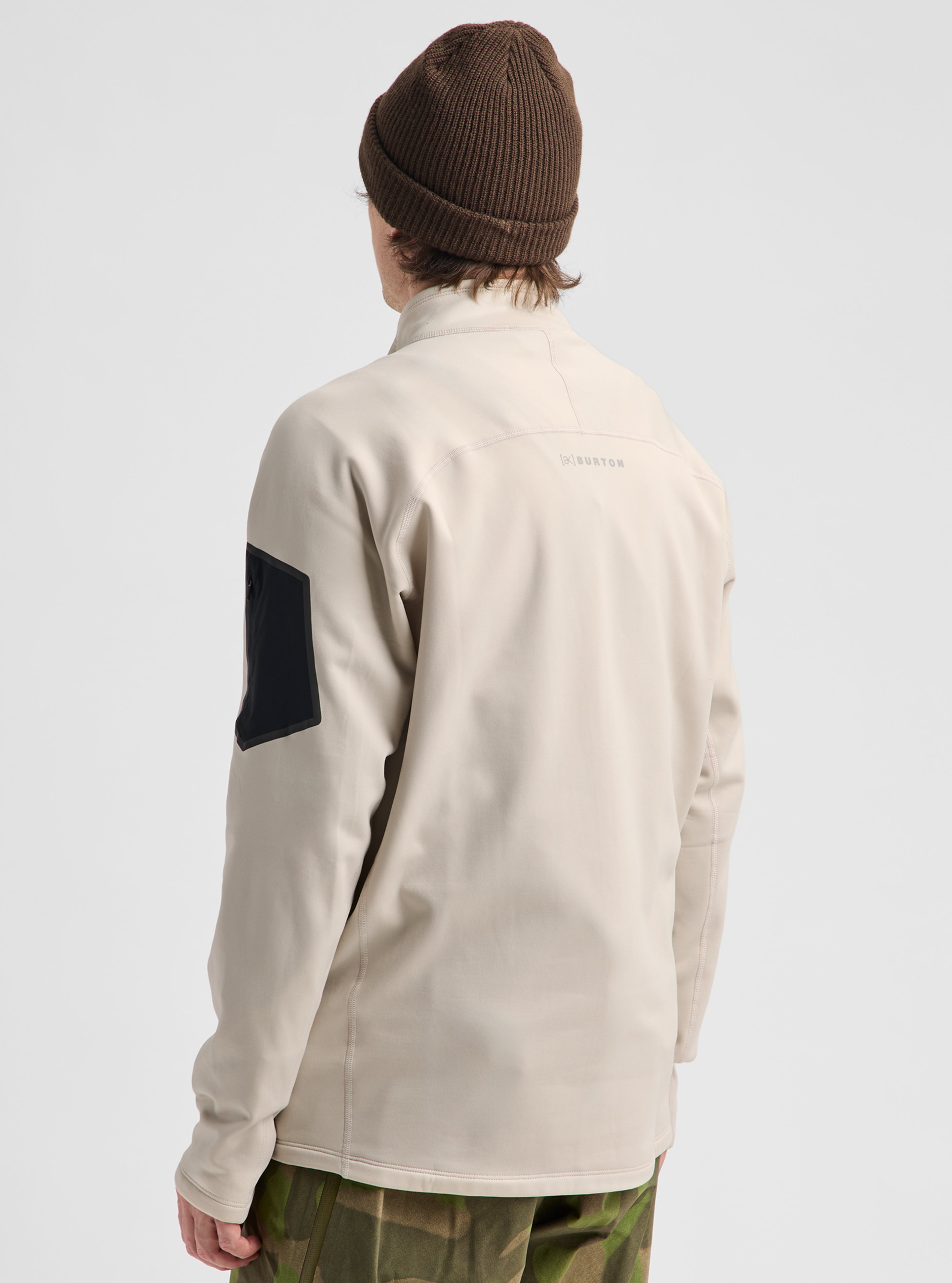 Burton [ak] Baker Stretch Fleecejakke svart herre