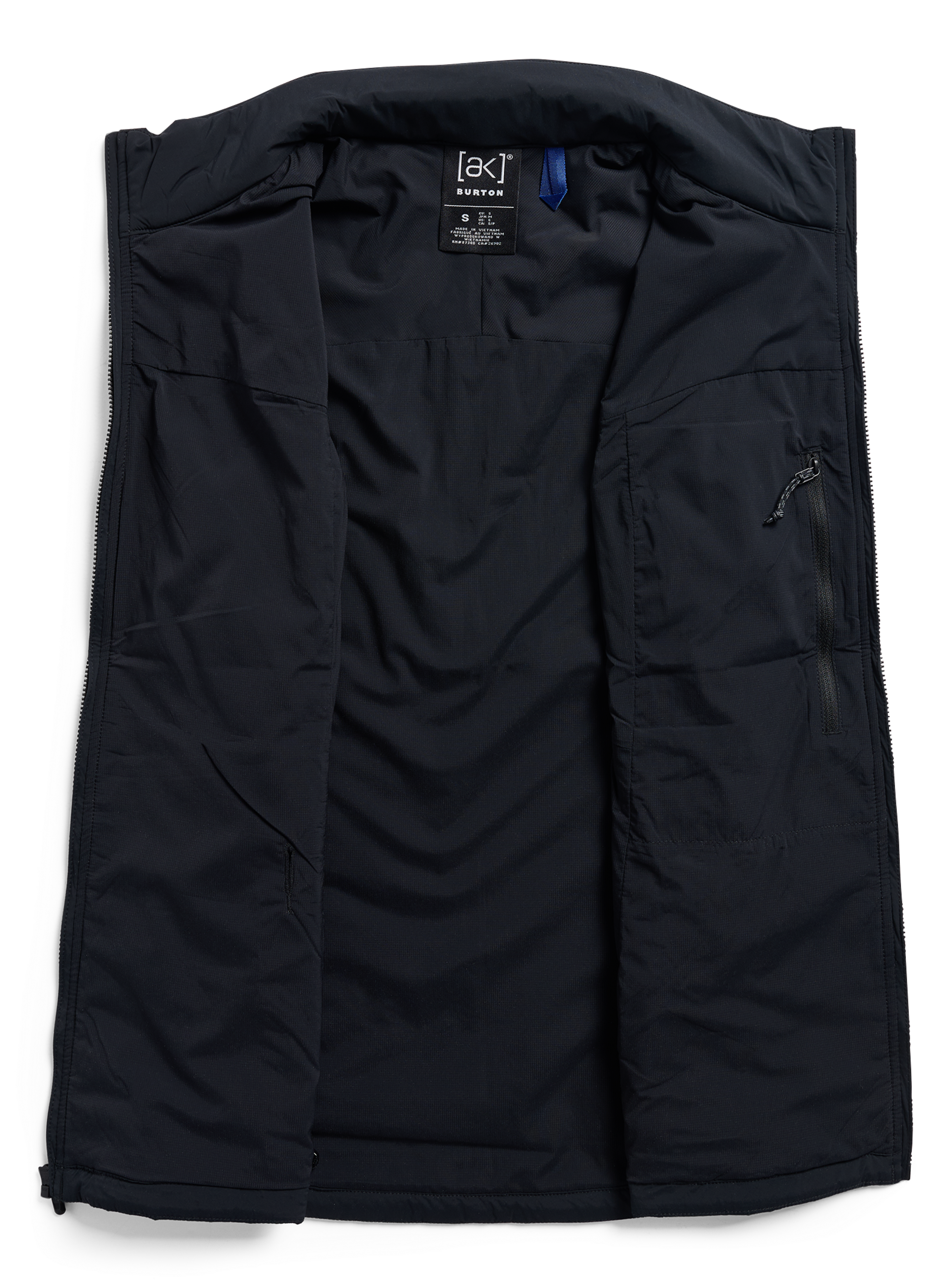 Burton [ak] Helium Stretch isolasjonsvest true black lett