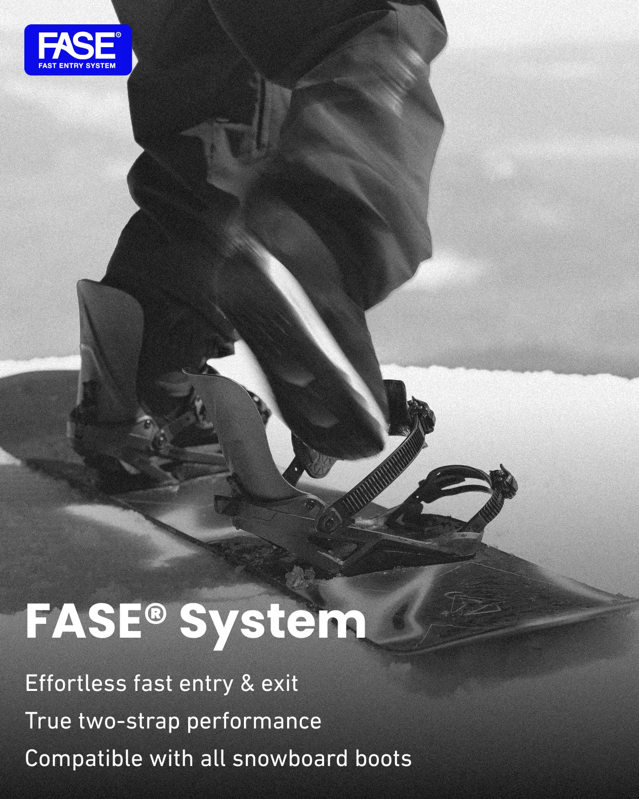 Jones Zenith Carbon FASE snowboardbinding black carbon rask
