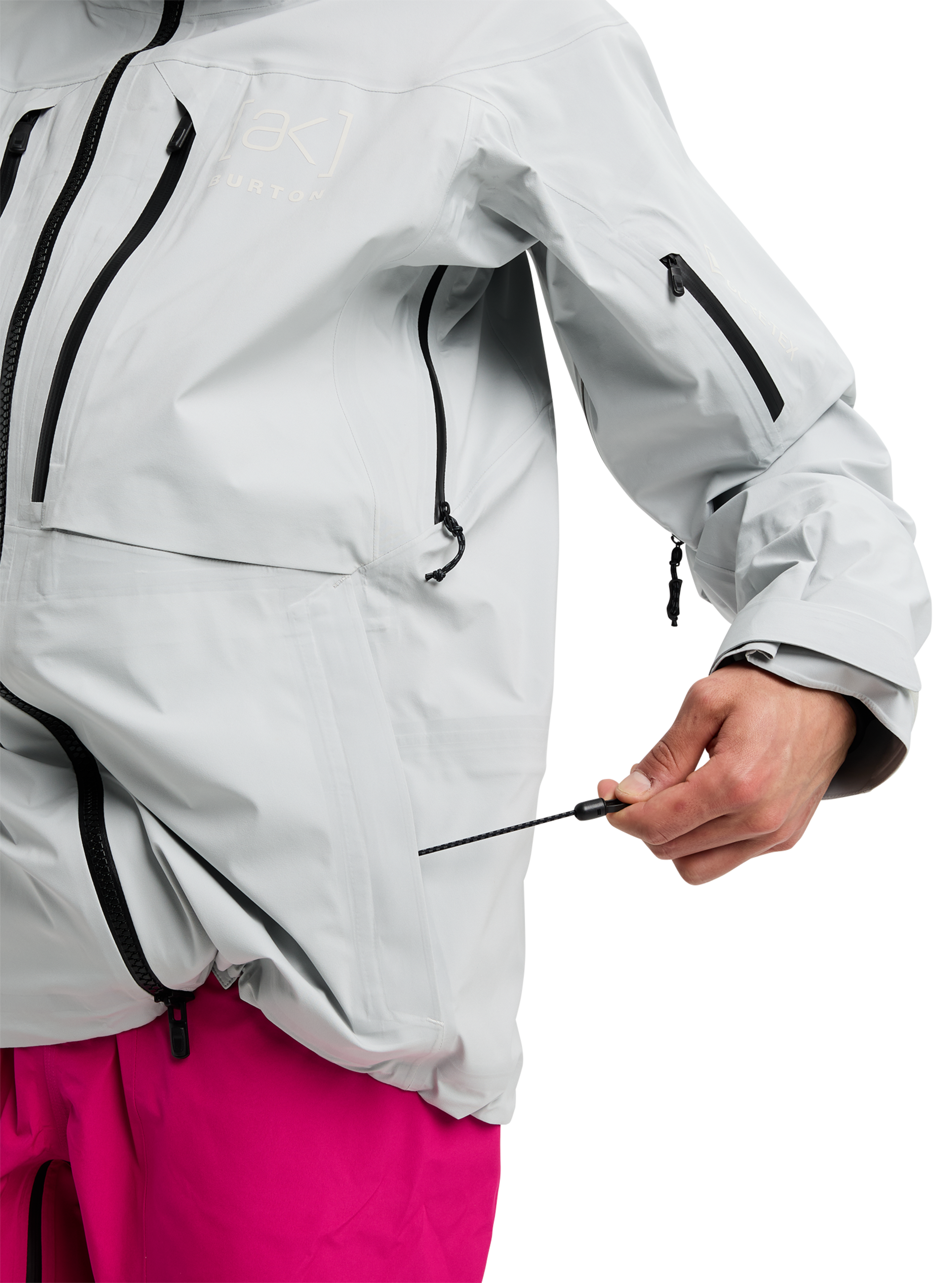 Burton [ak] Hover GORE-TEX jakke Gray Cloud lett