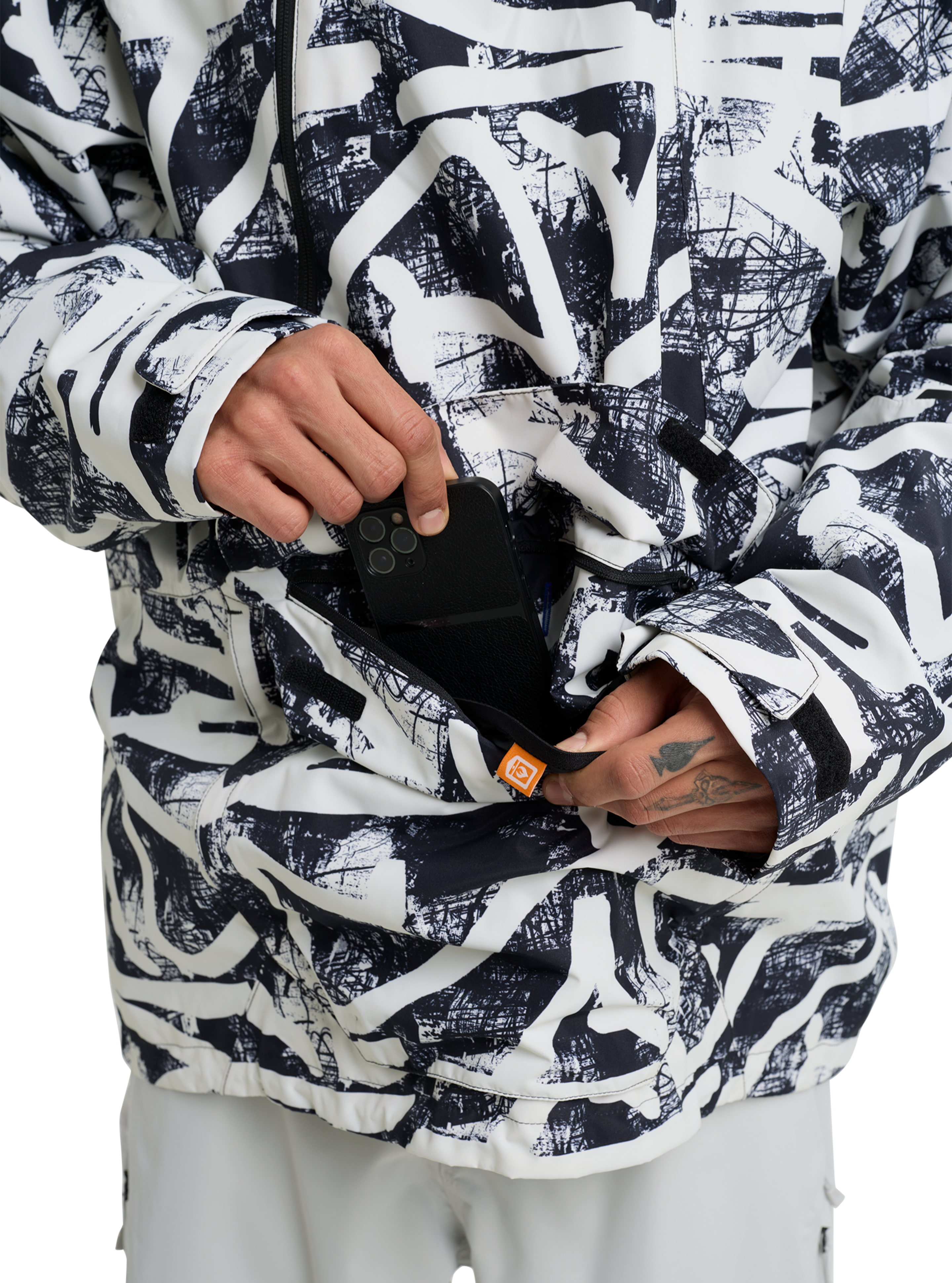 Burton Reserve 2L anorak herre Gray Cloud vanntett