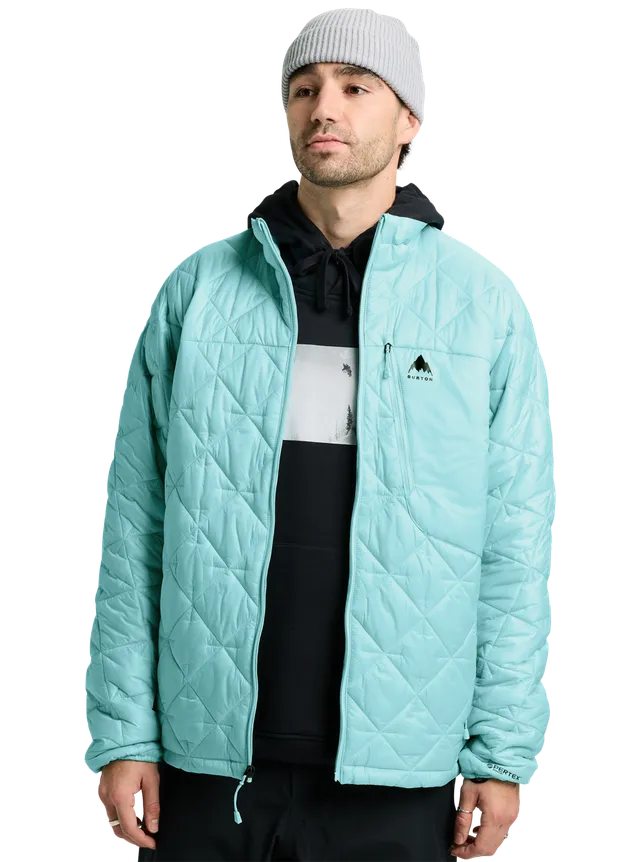 Burton Reserve pufferjakke light teal herre