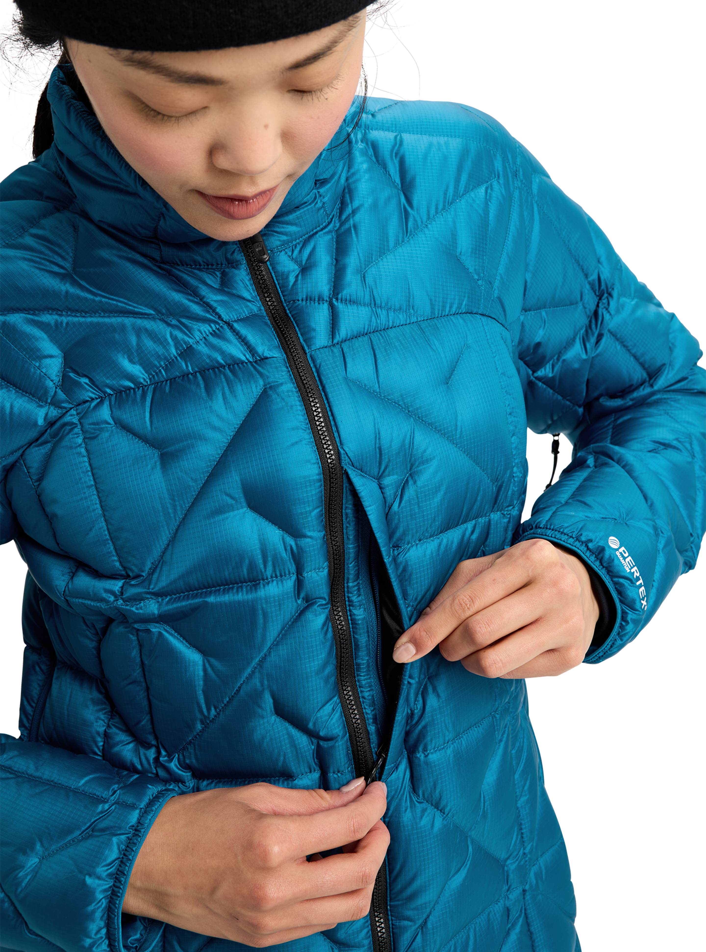 Burton [ak] Baker dunjakke dame Blue Teal isolerende