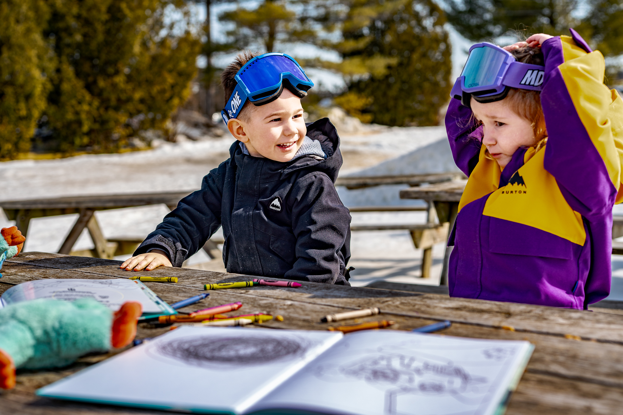 MDX One Yeti Story barnebok innbundet snowboard