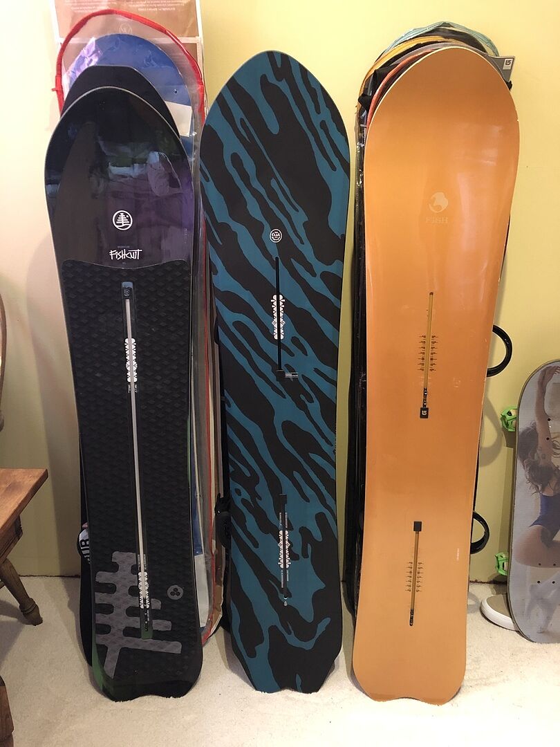 Burton 3D Fish snowboard 156 retningsbestemt pudder