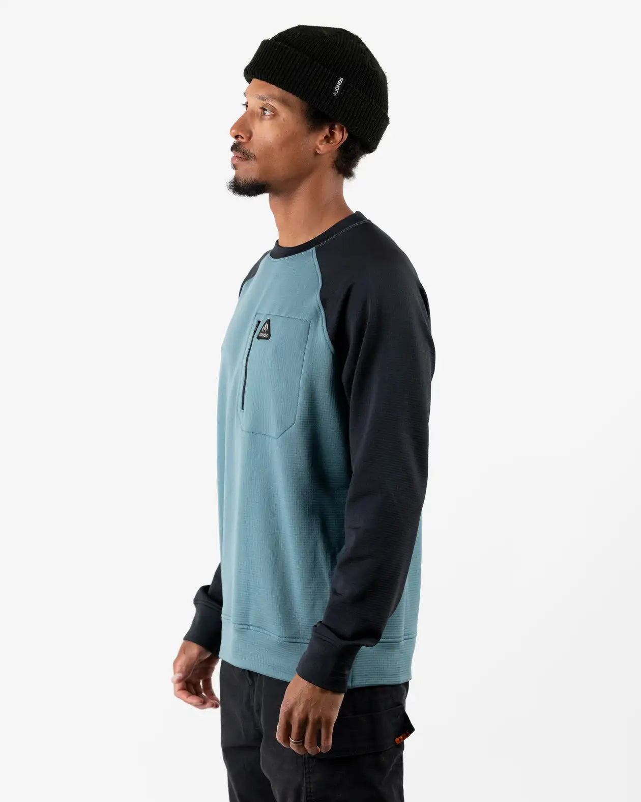 Jones Flagship fleecegenser herre svart M – gridfleece