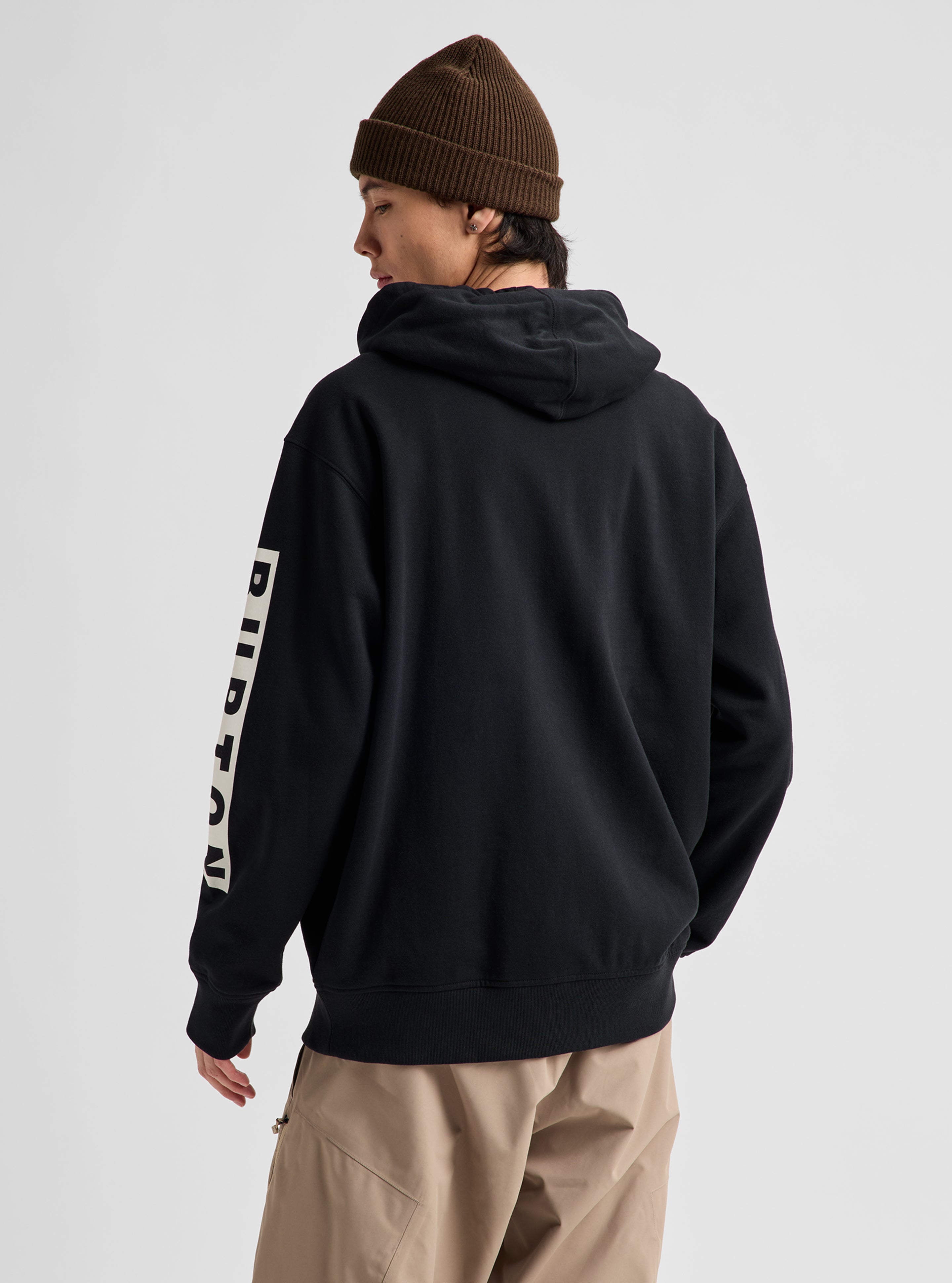 Burton Elite Full-Zip Hoodie hettegenser Dried Moss økologisk bomull
