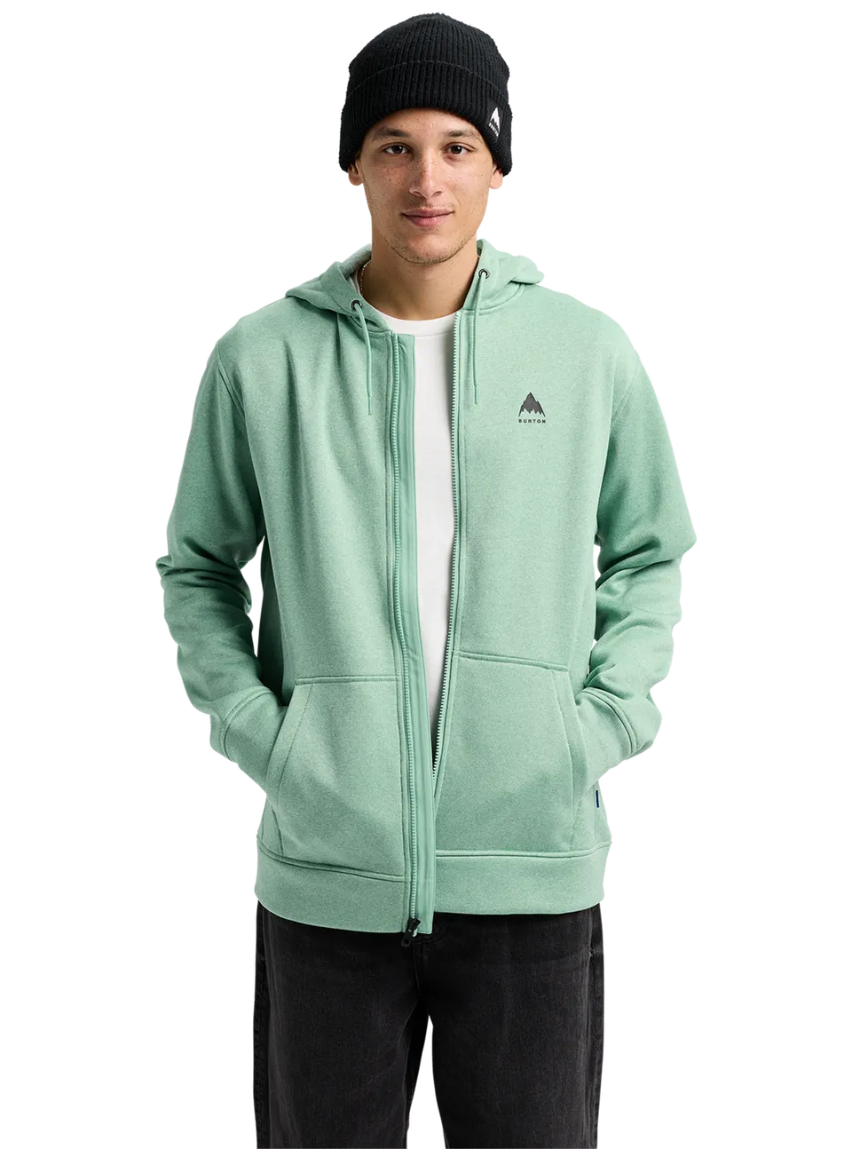 Burton Oak Full-Zip hettegenser Soft Sage myk