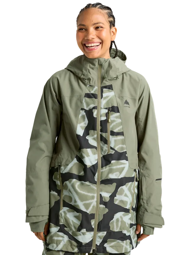 Burton Reserve 2L skalljakke dame True Black vanntett 20k