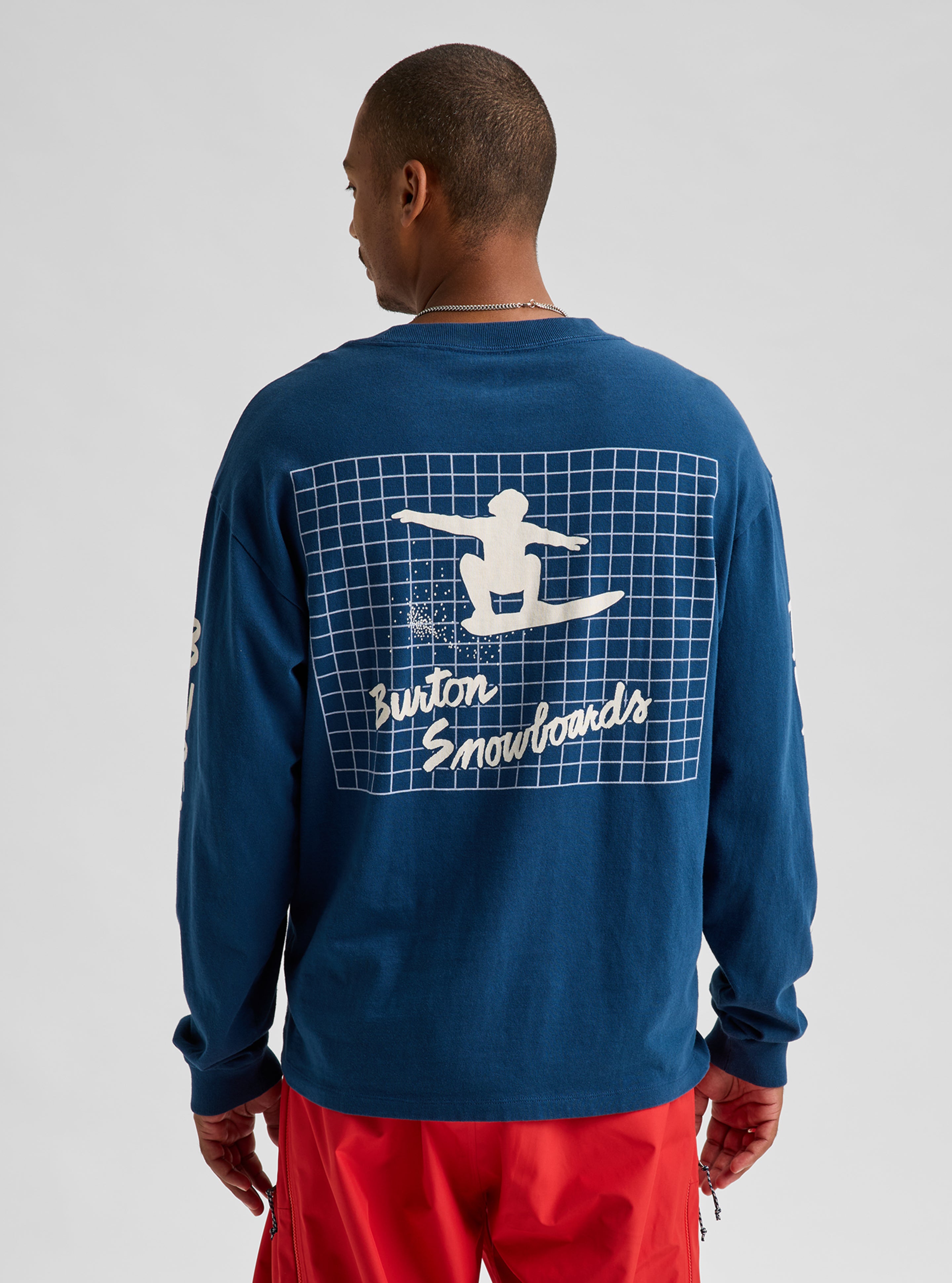Burton 83 Squared langermet t-skjorte jubileum